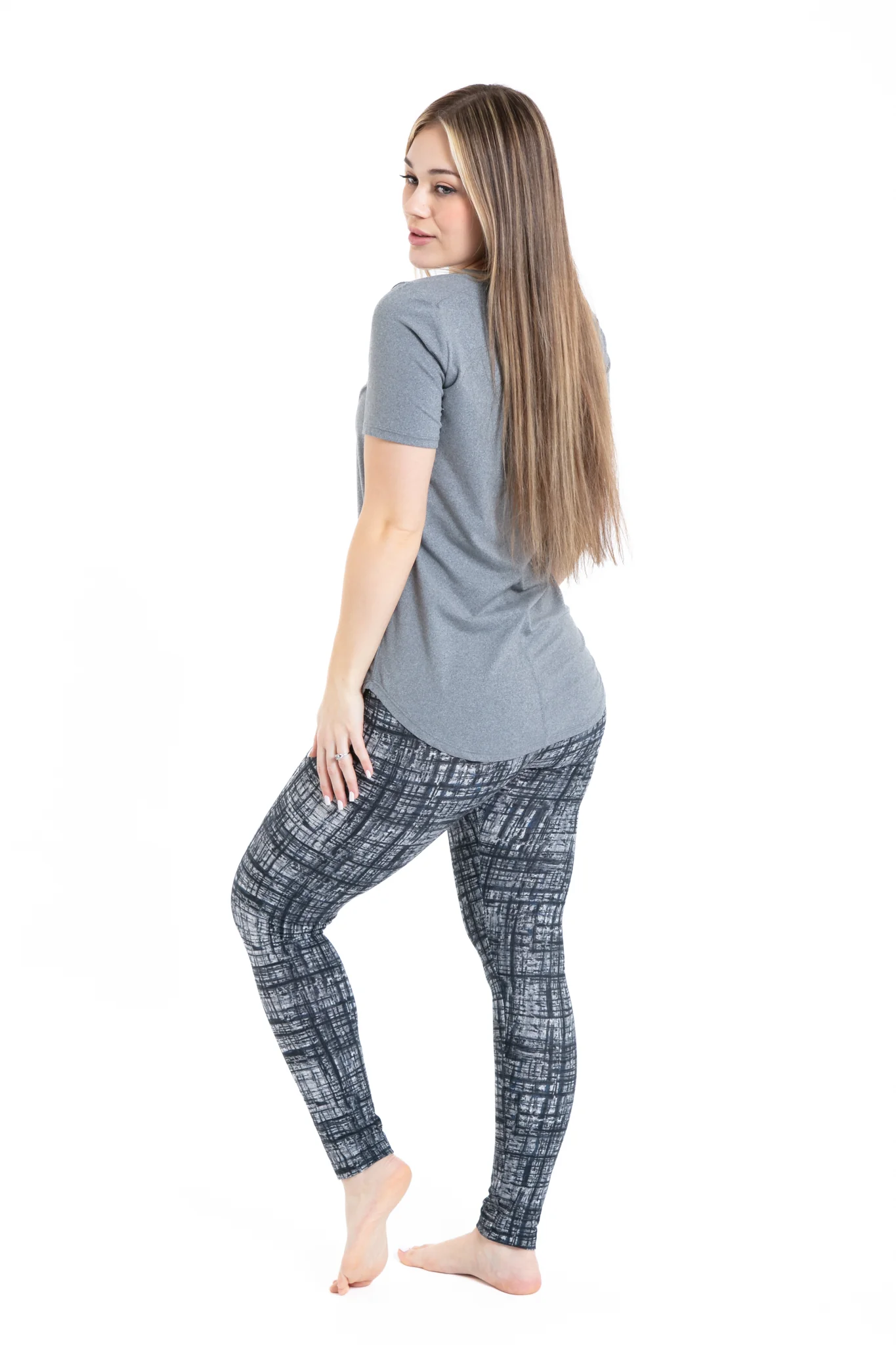 B&W Abstract - All Season Leggings - Image 5