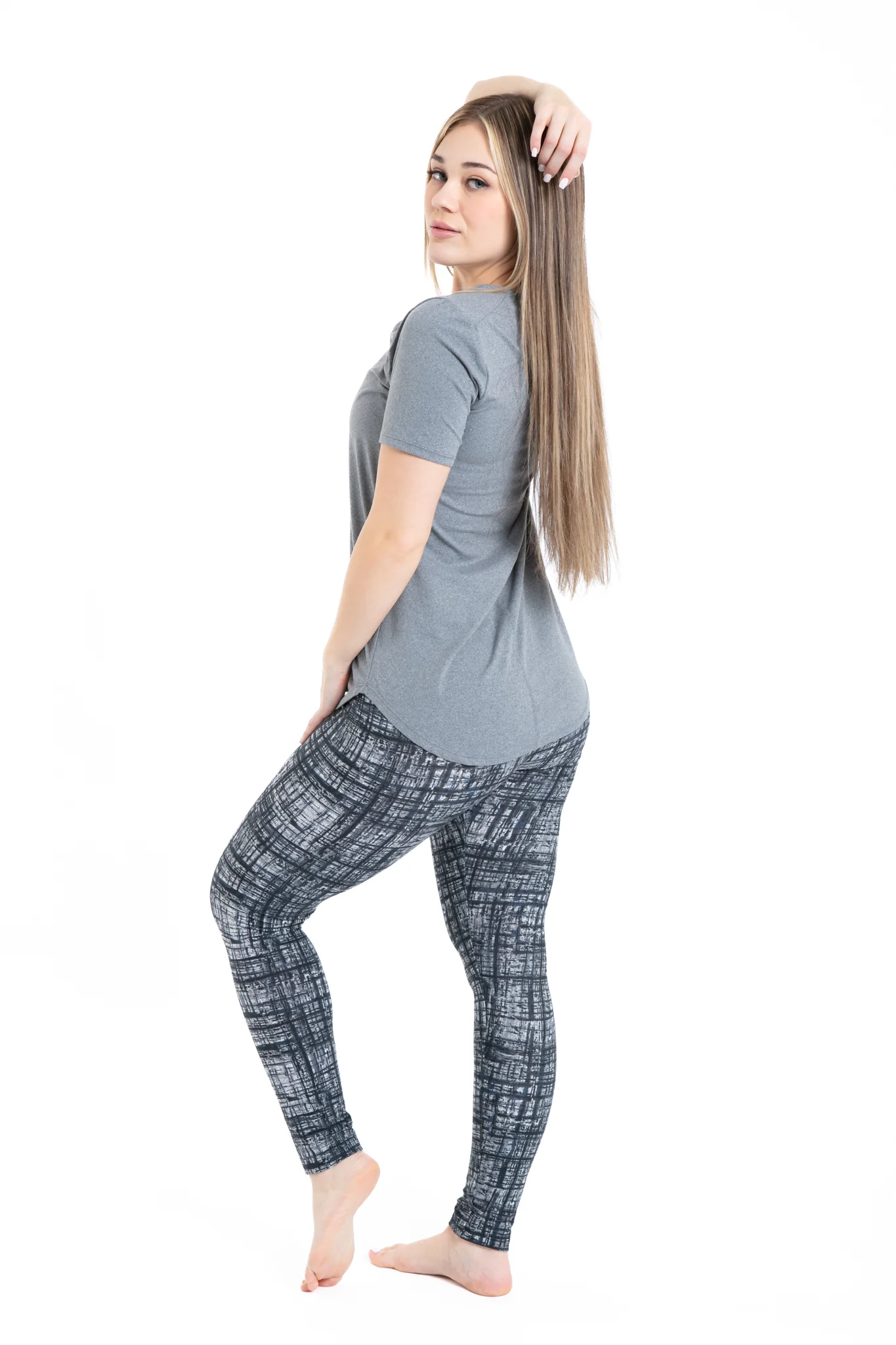 B&W Abstract - All Season Leggings - Image 6