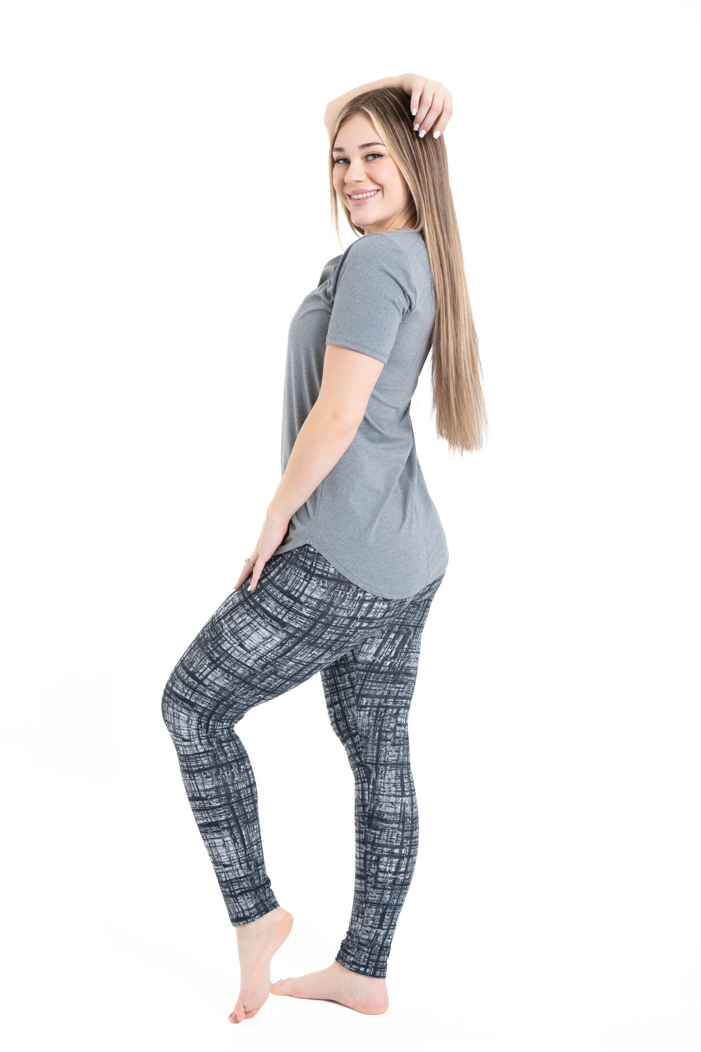 B&W Abstract - All Season Leggings - Image 7