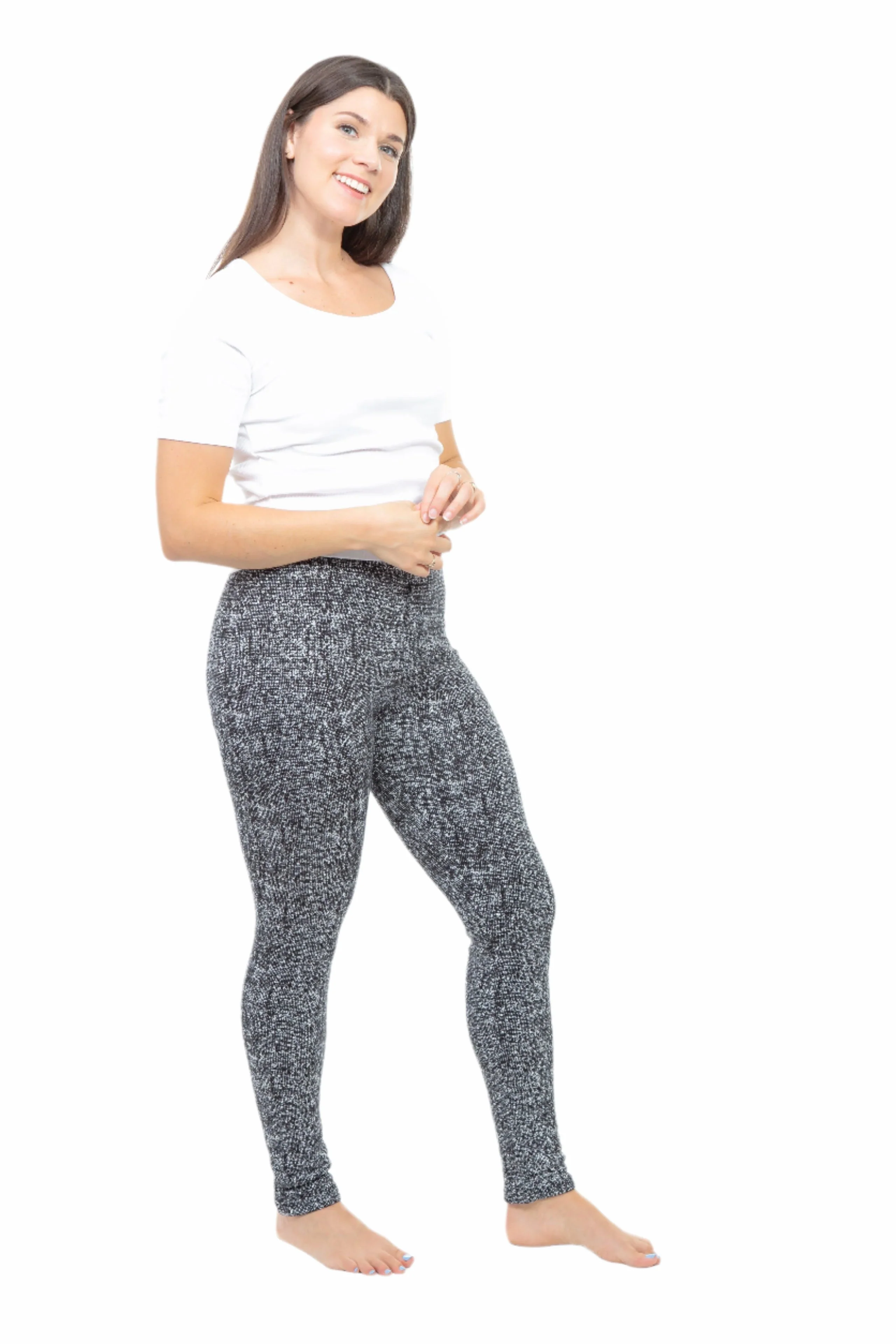 B&W - Cozy Lined Leggings - Image 5