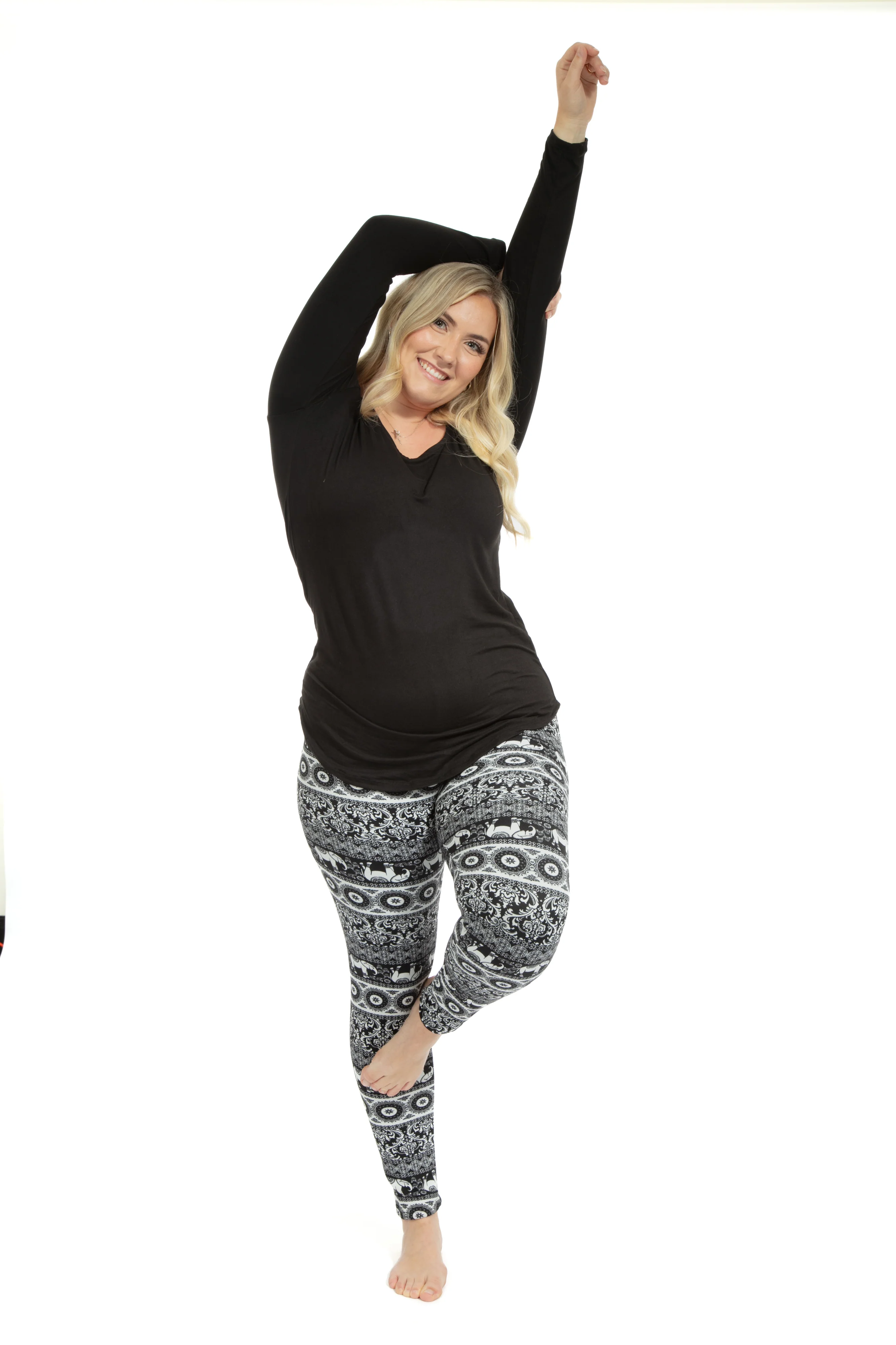 B&W Ellie - Cozy Lined Leggings - Image 5