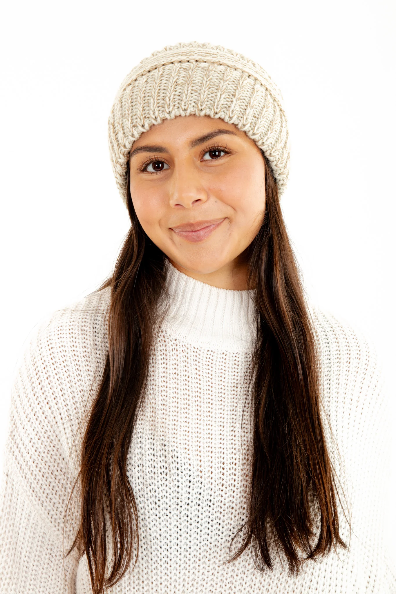Beige - Cozy Slouchy Beanie - Image 4