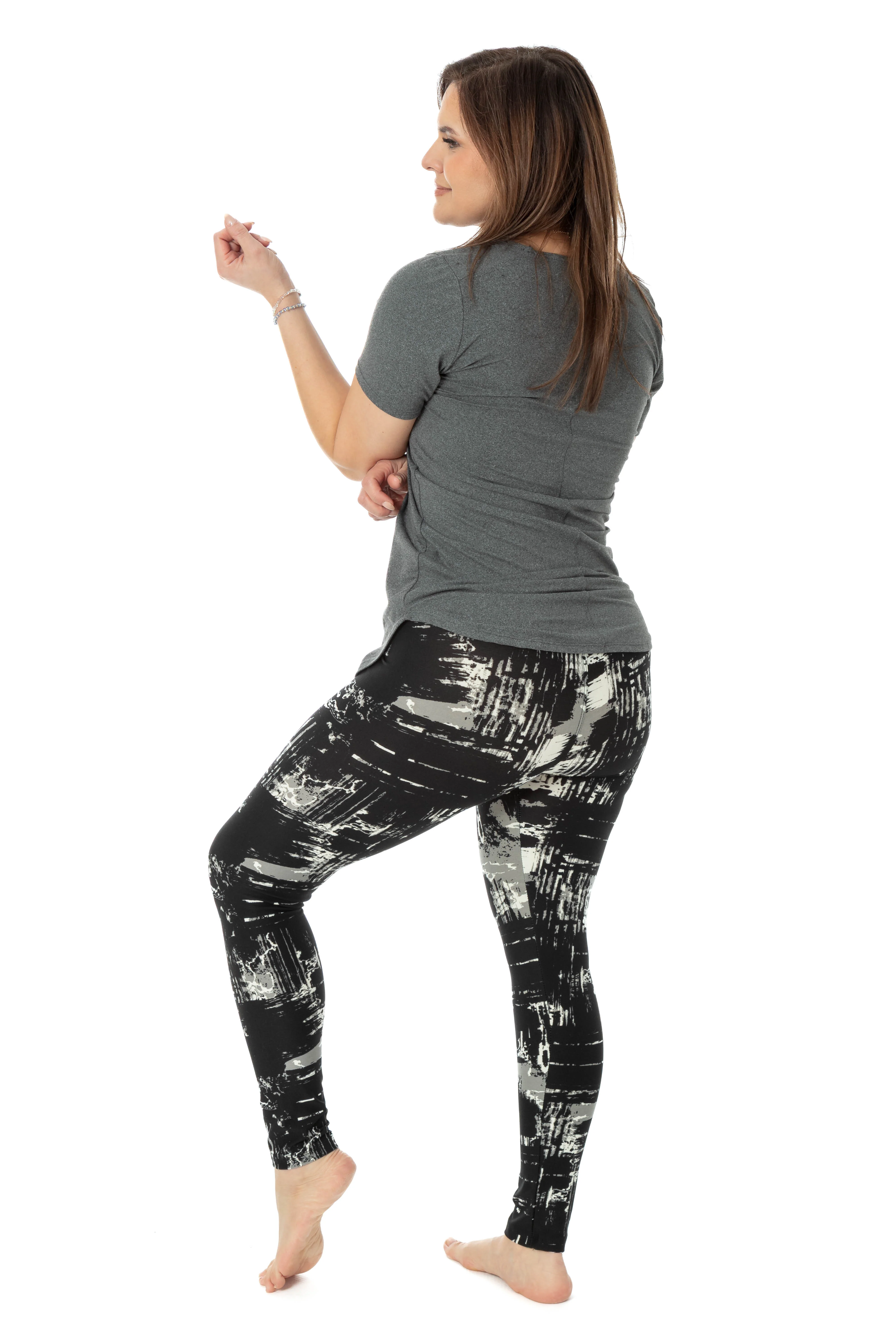 Black & Gray Design - All Season Leggings - Image 4