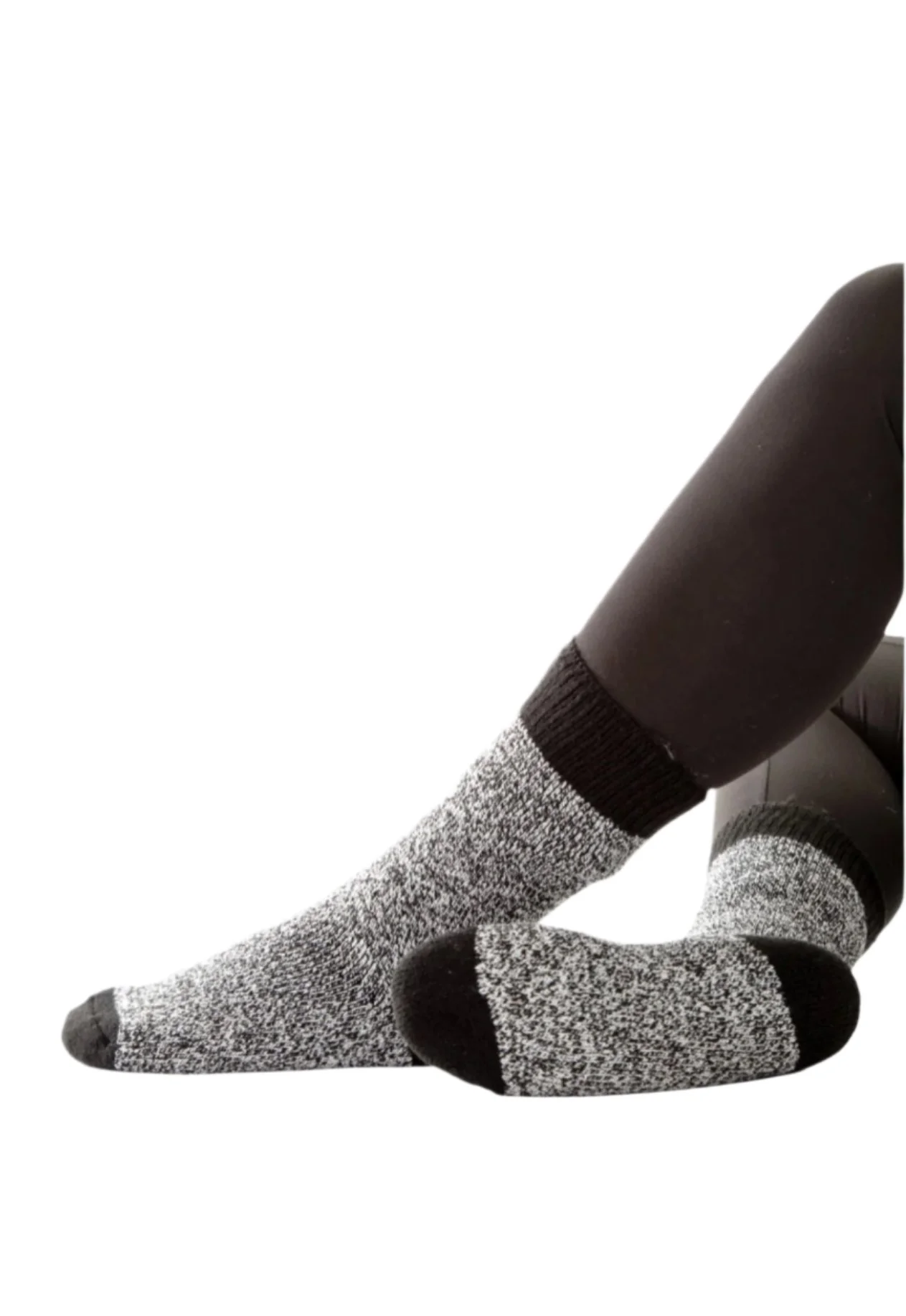 Black & Grey Marbled - Thermal Socks - Image 5