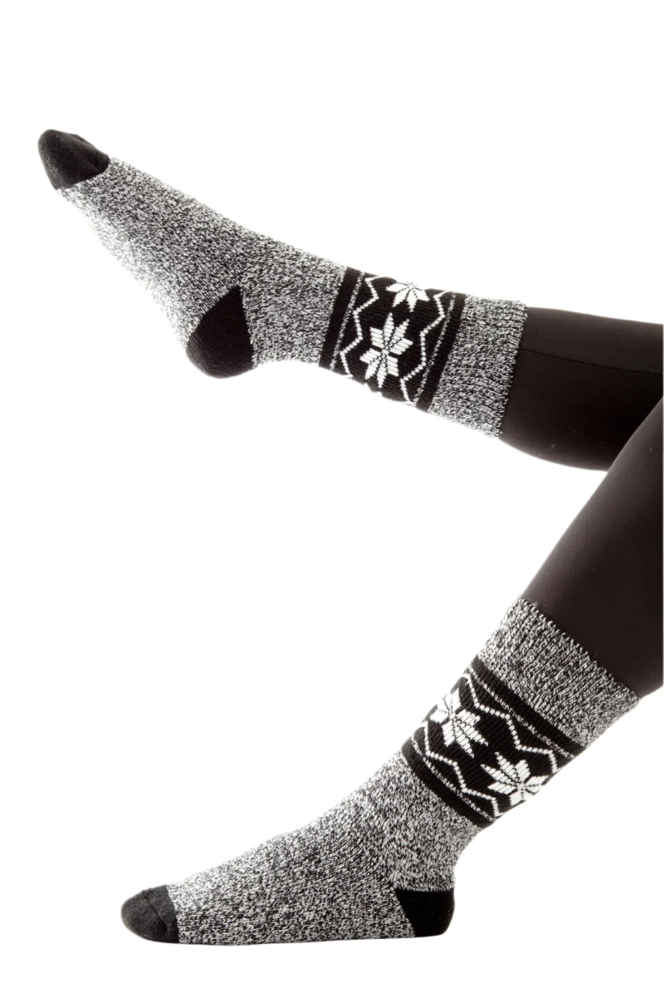 Black & Grey Marbled - Thermal Socks - Image 6
