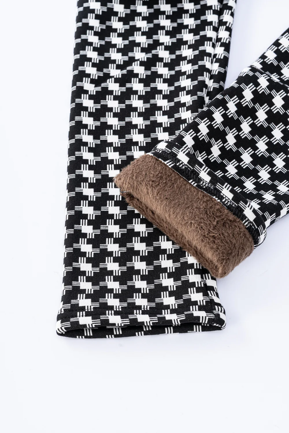 Black Xcross - Cozy Lined Leggings - Image 6