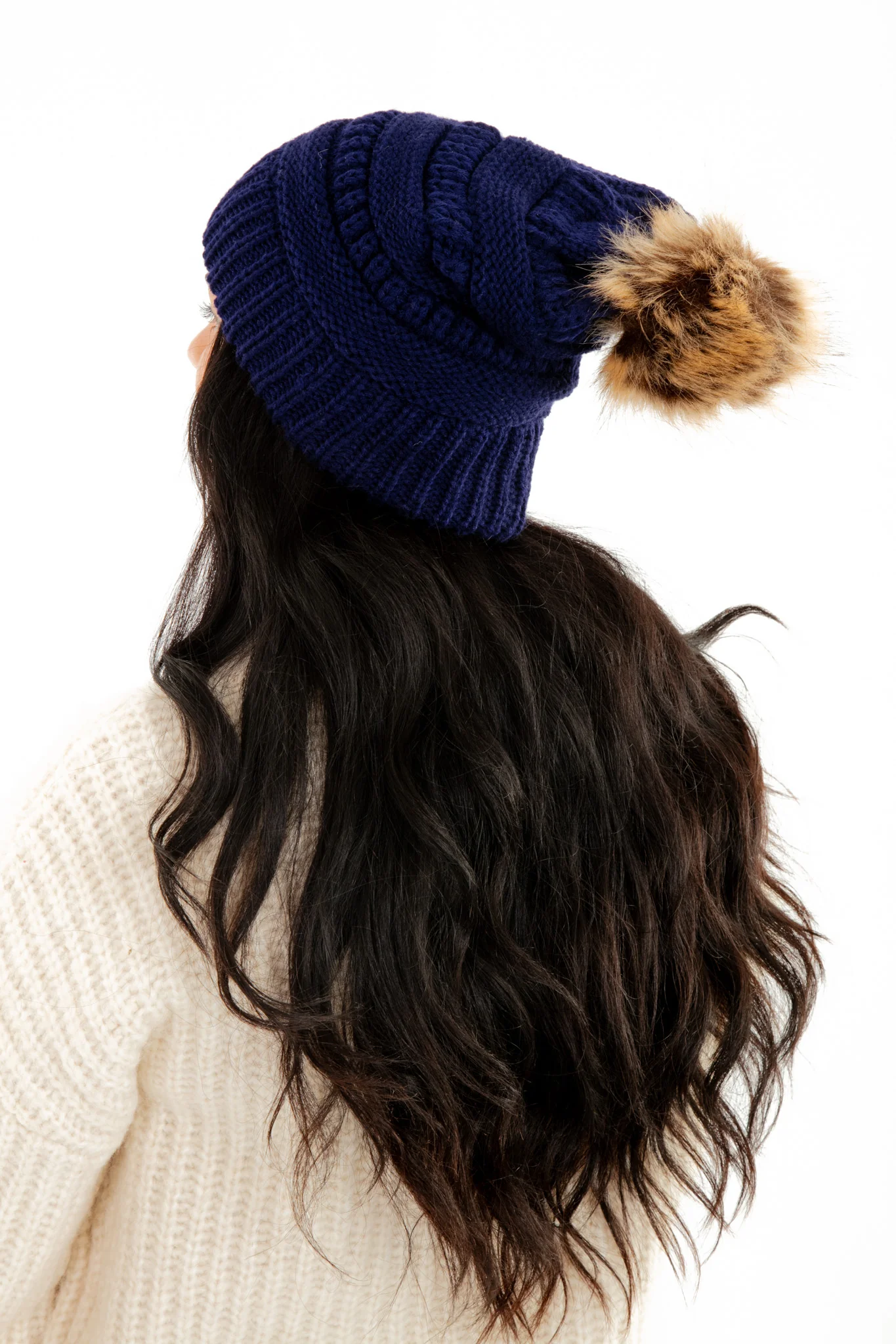 Blue - Cozy Slouchy Beanie - Image 6