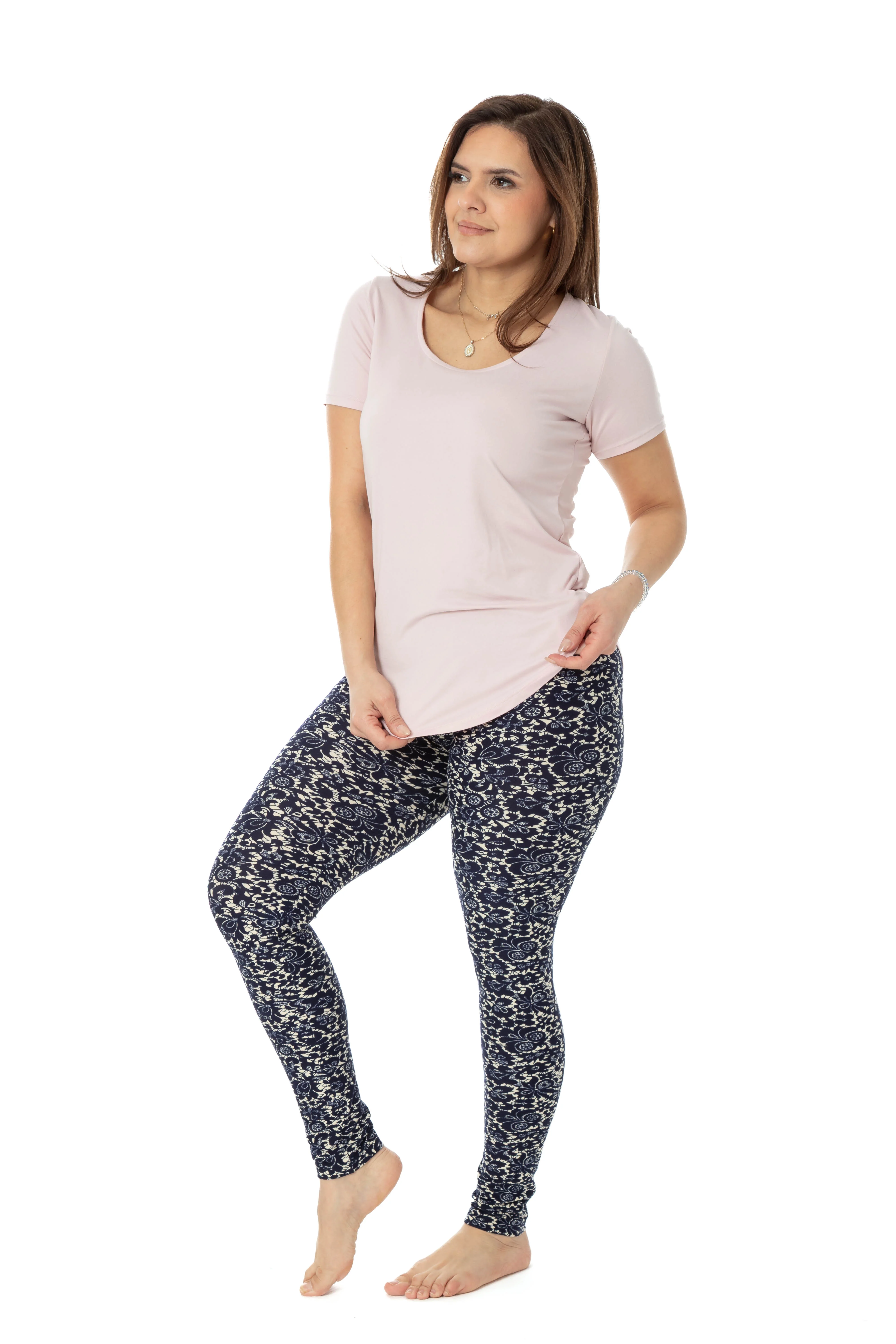 Blue Pattern - All Season Leggings - Image 3