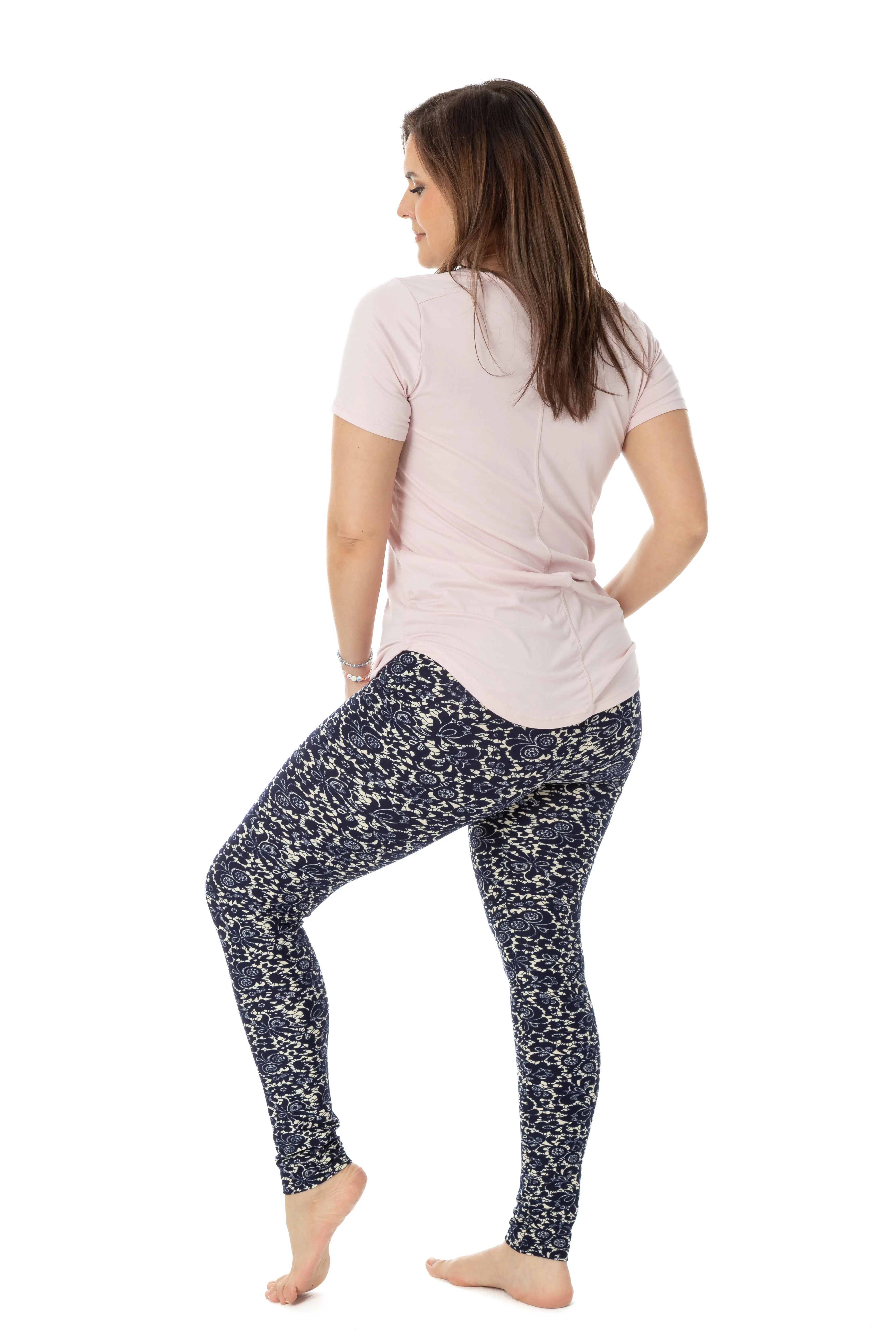Blue Pattern - All Season Leggings - Image 4