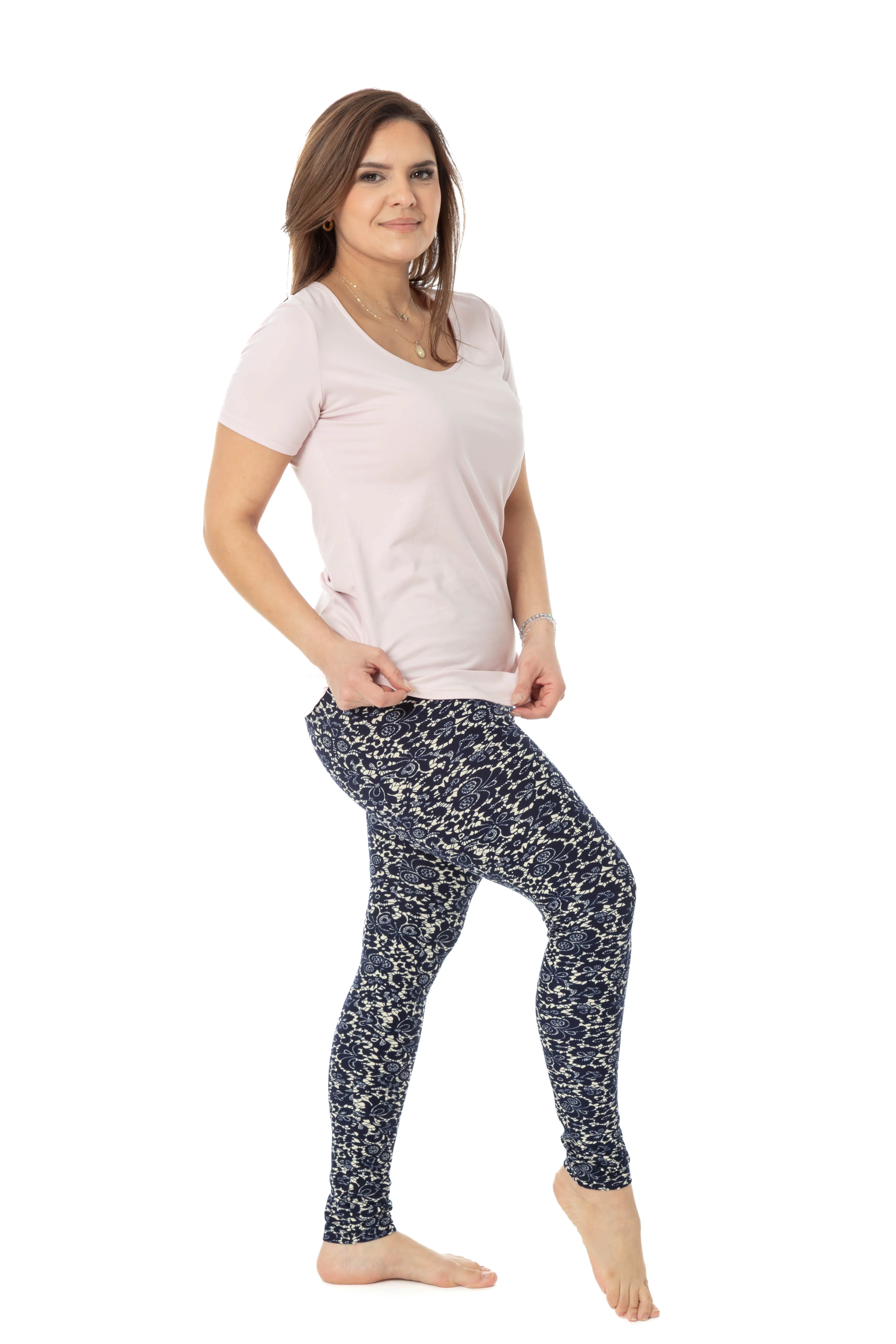 Blue Pattern - All Season Leggings - Image 5