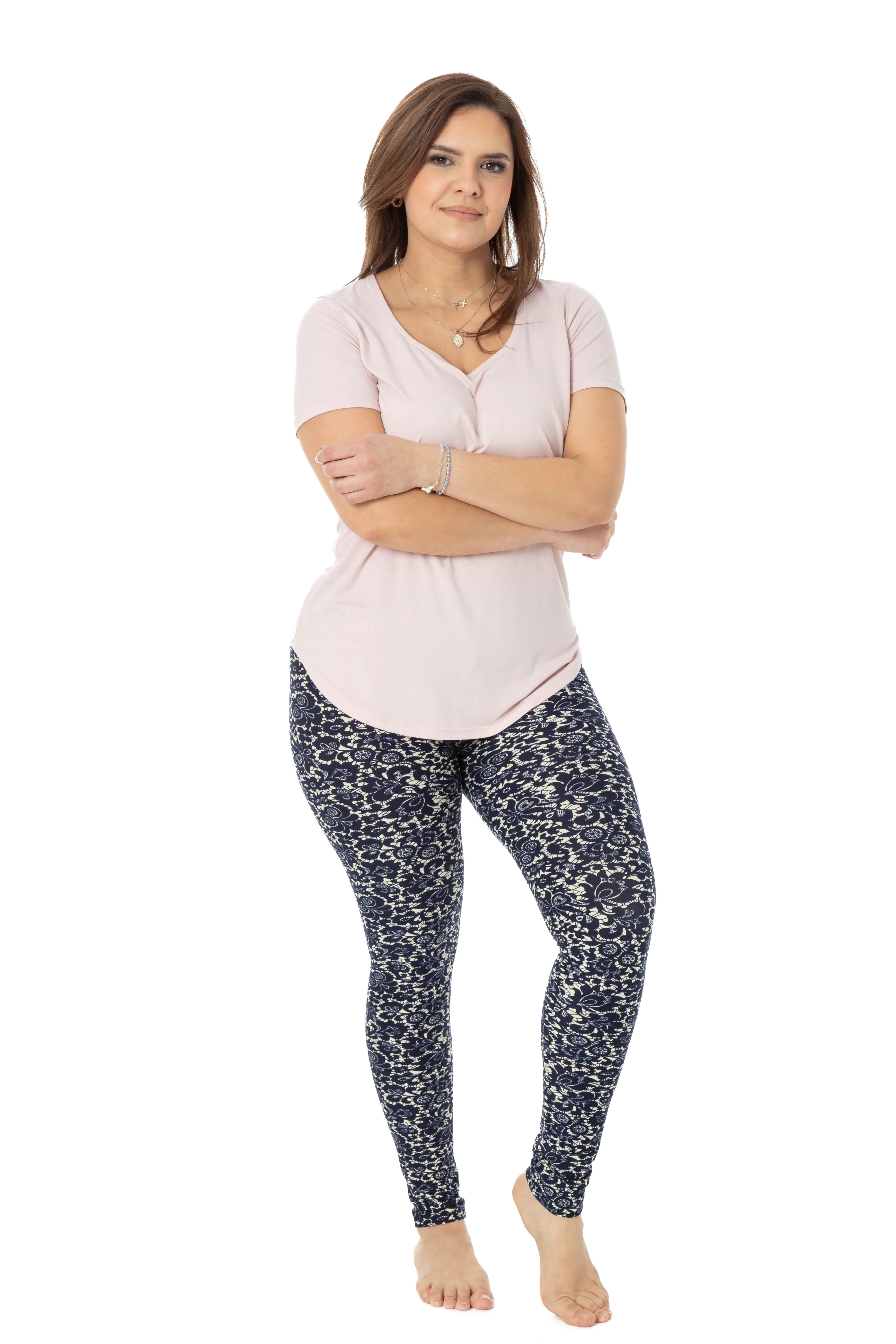 Blue Pattern - All Season Leggings - Image 6