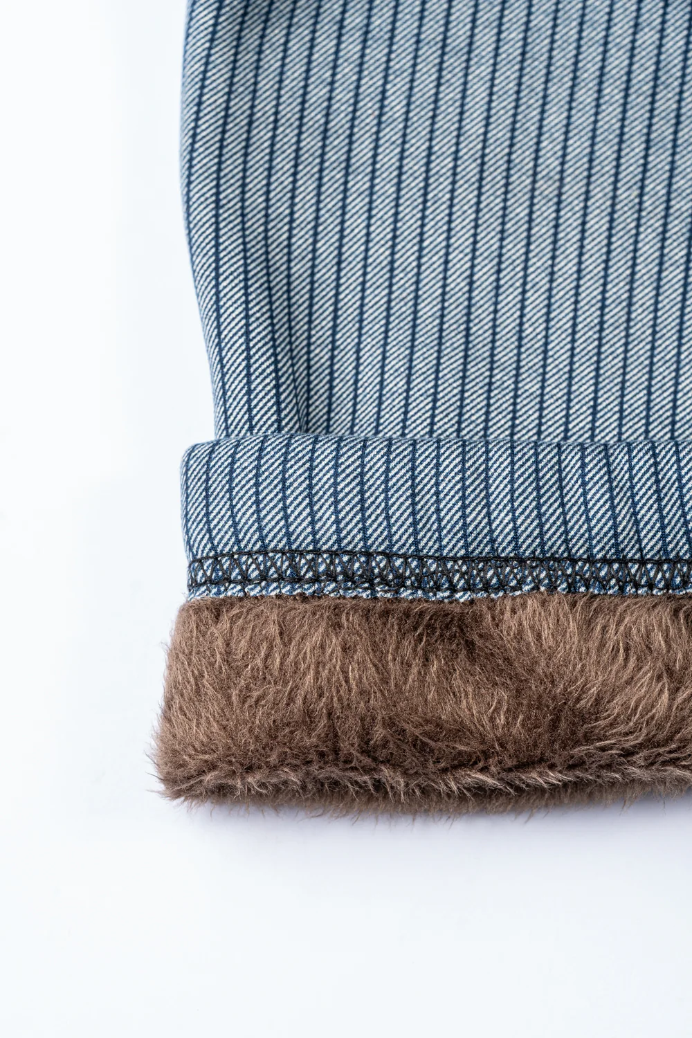 Blue Stripes - Cozy Lined Leggings - Image 7