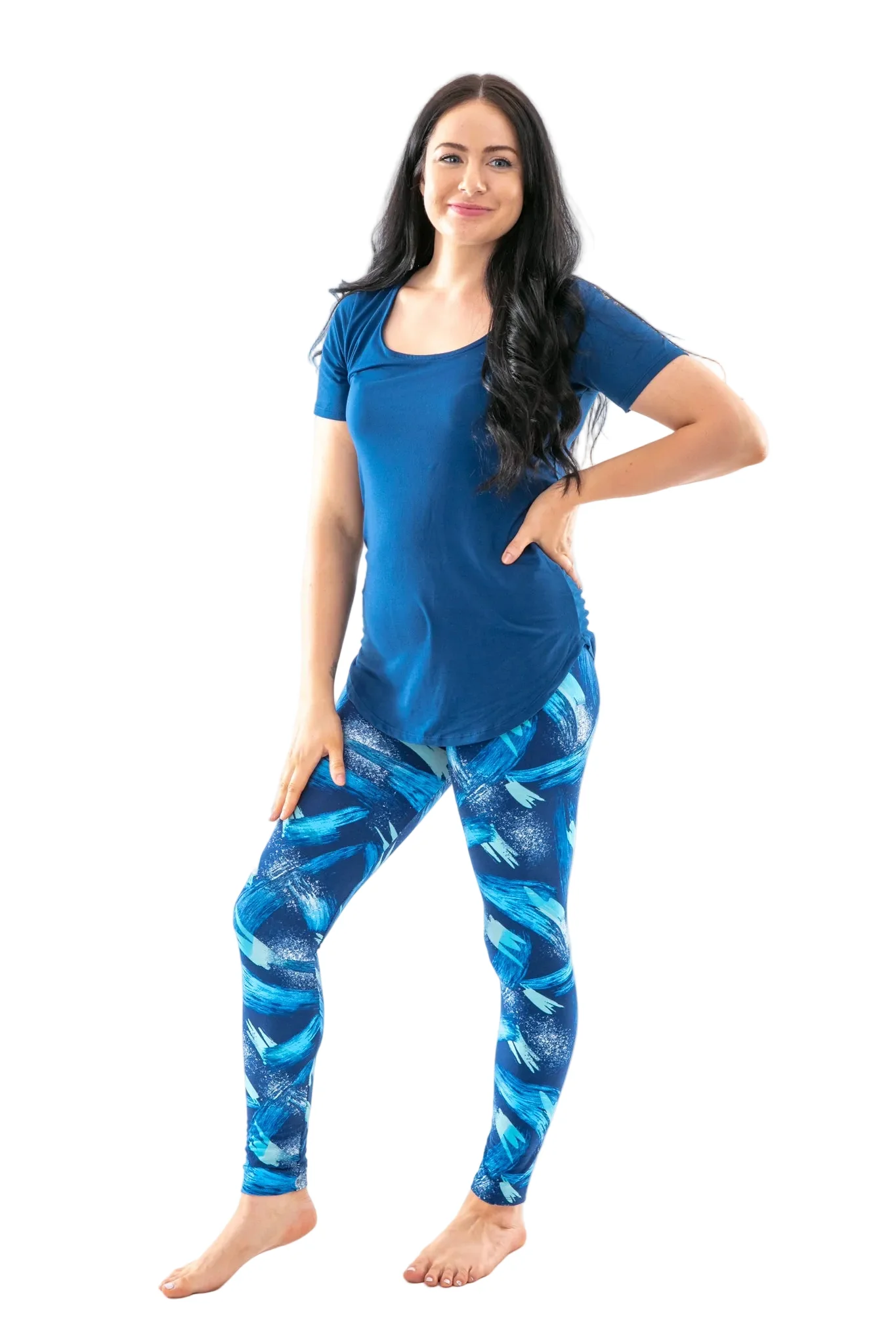 Bluish Touches - All Season Leggings - Image 3