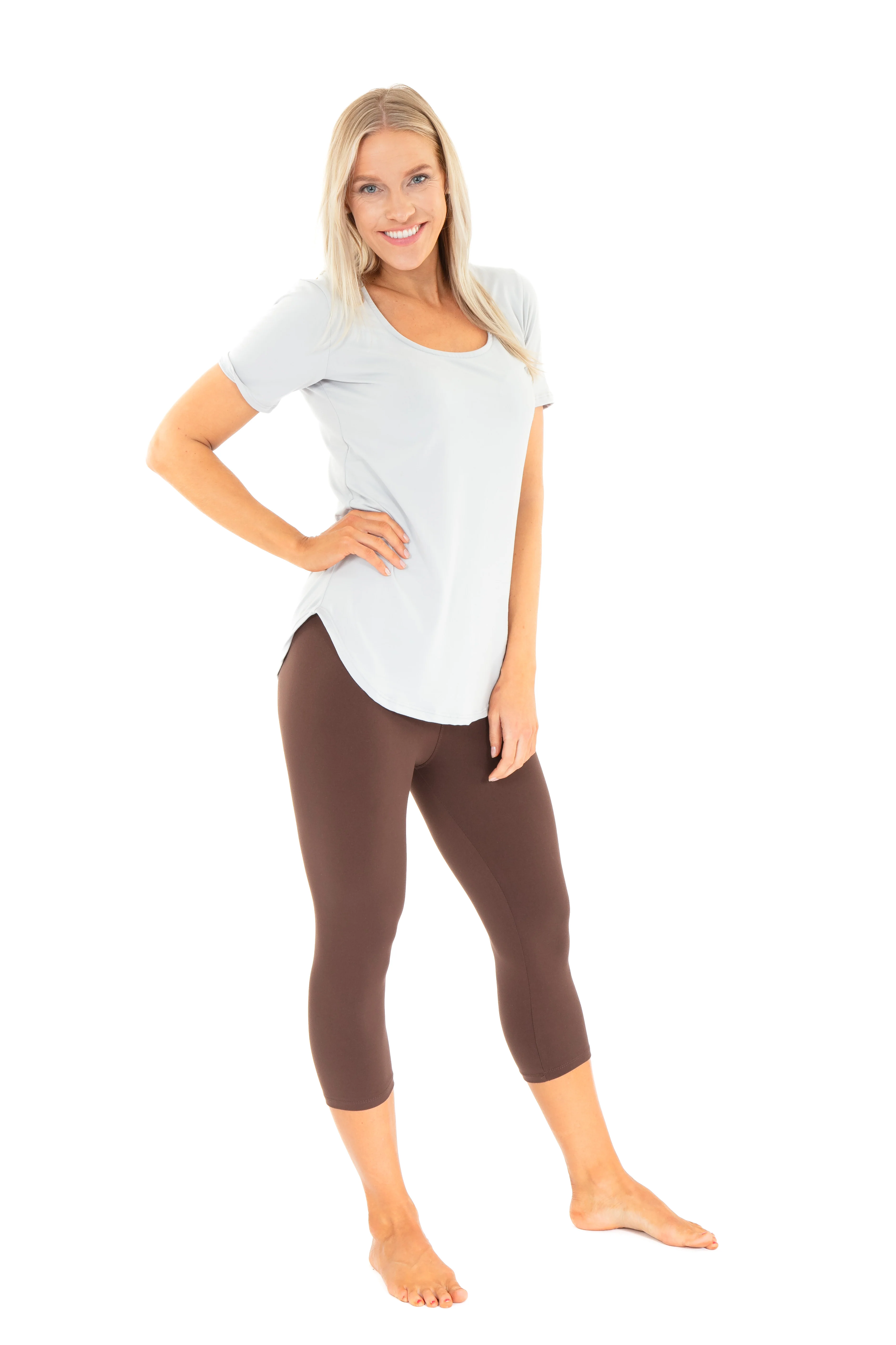 Brown - Capris - Image 4