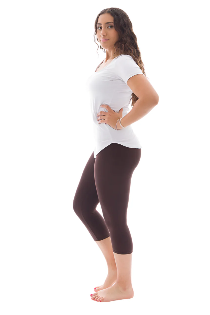Brown - Capris - Image 5