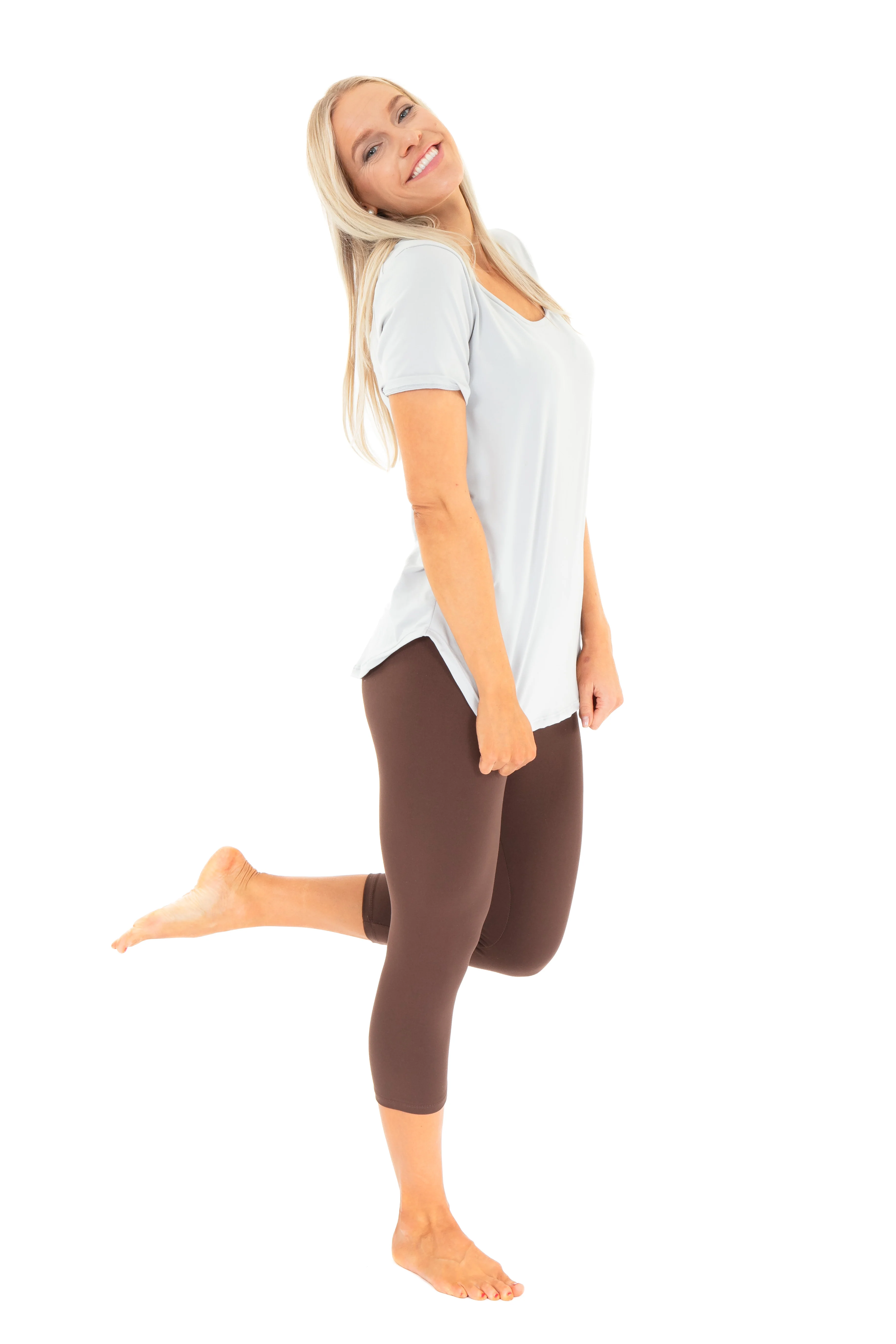 Brown - Capris - Image 6