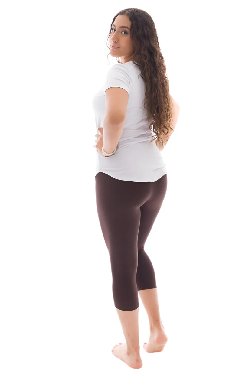 Brown - Capris - Image 7
