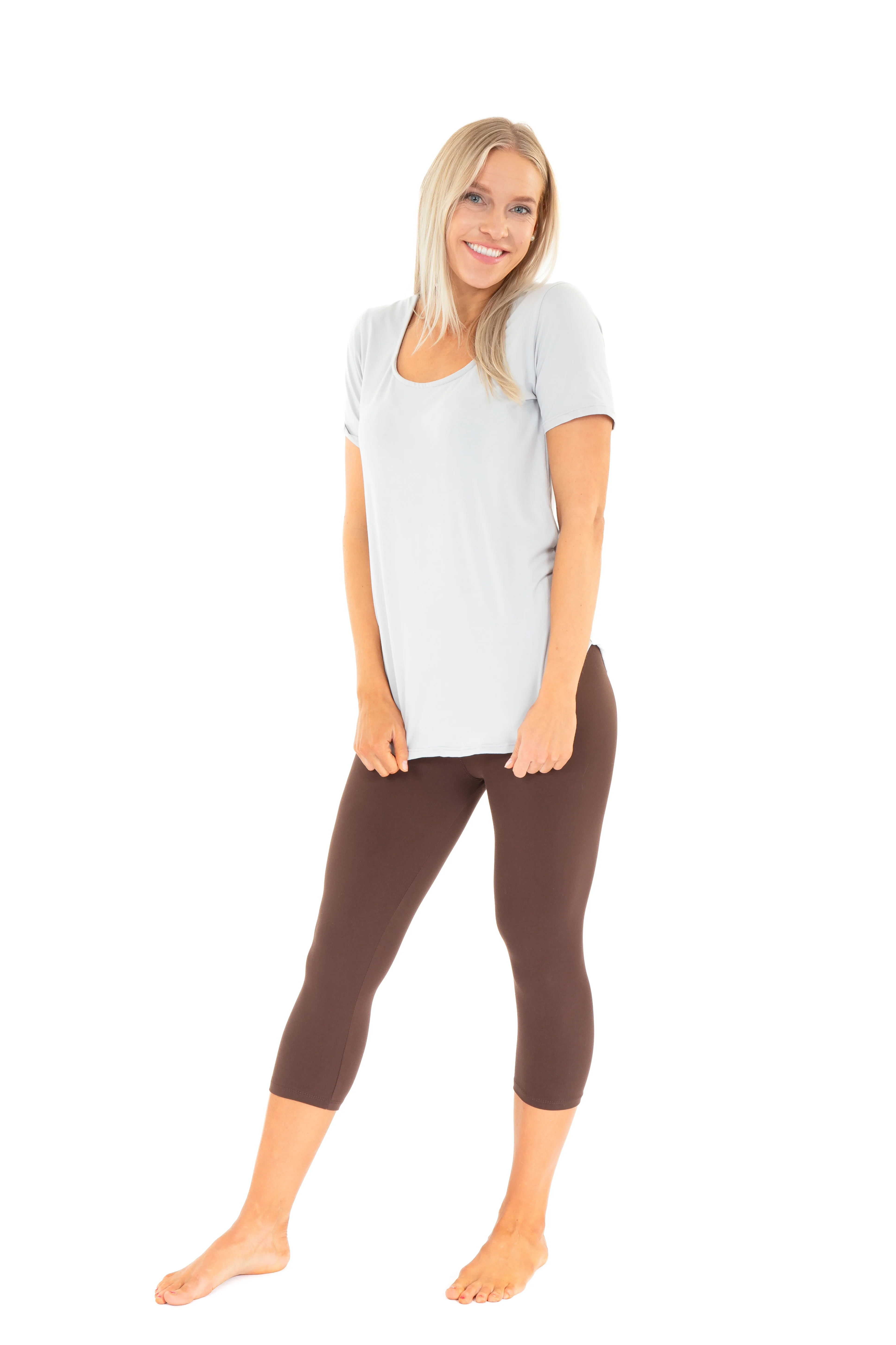Brown - Capris - Image 8