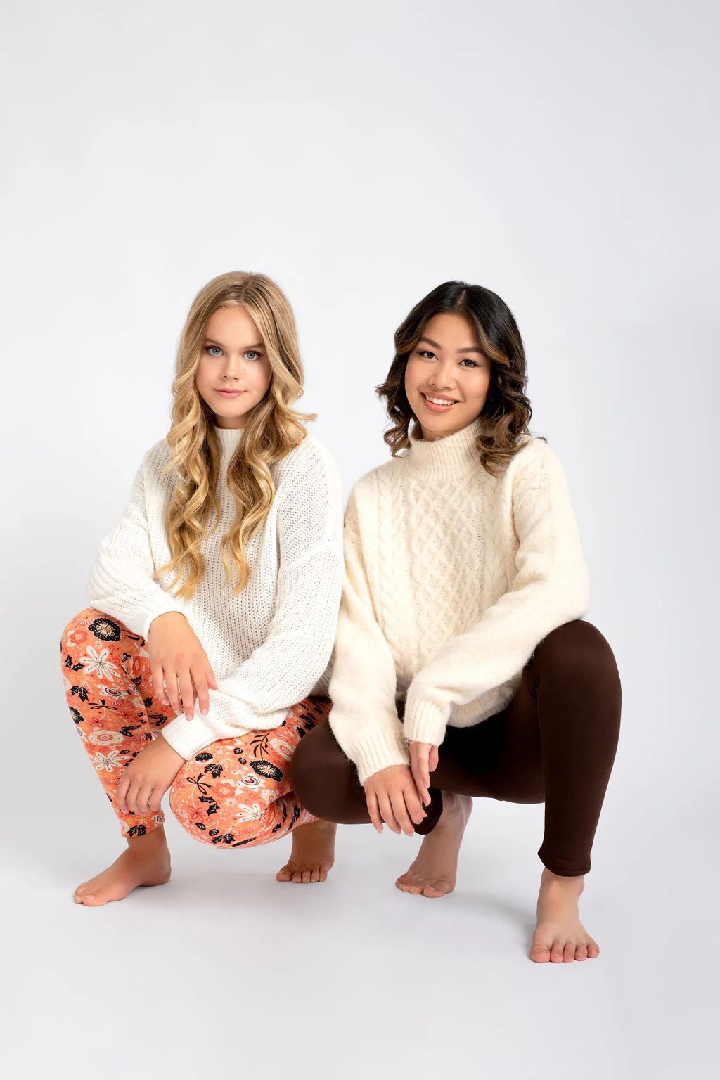 Brown - Cozy Lined Leggings - Image 9