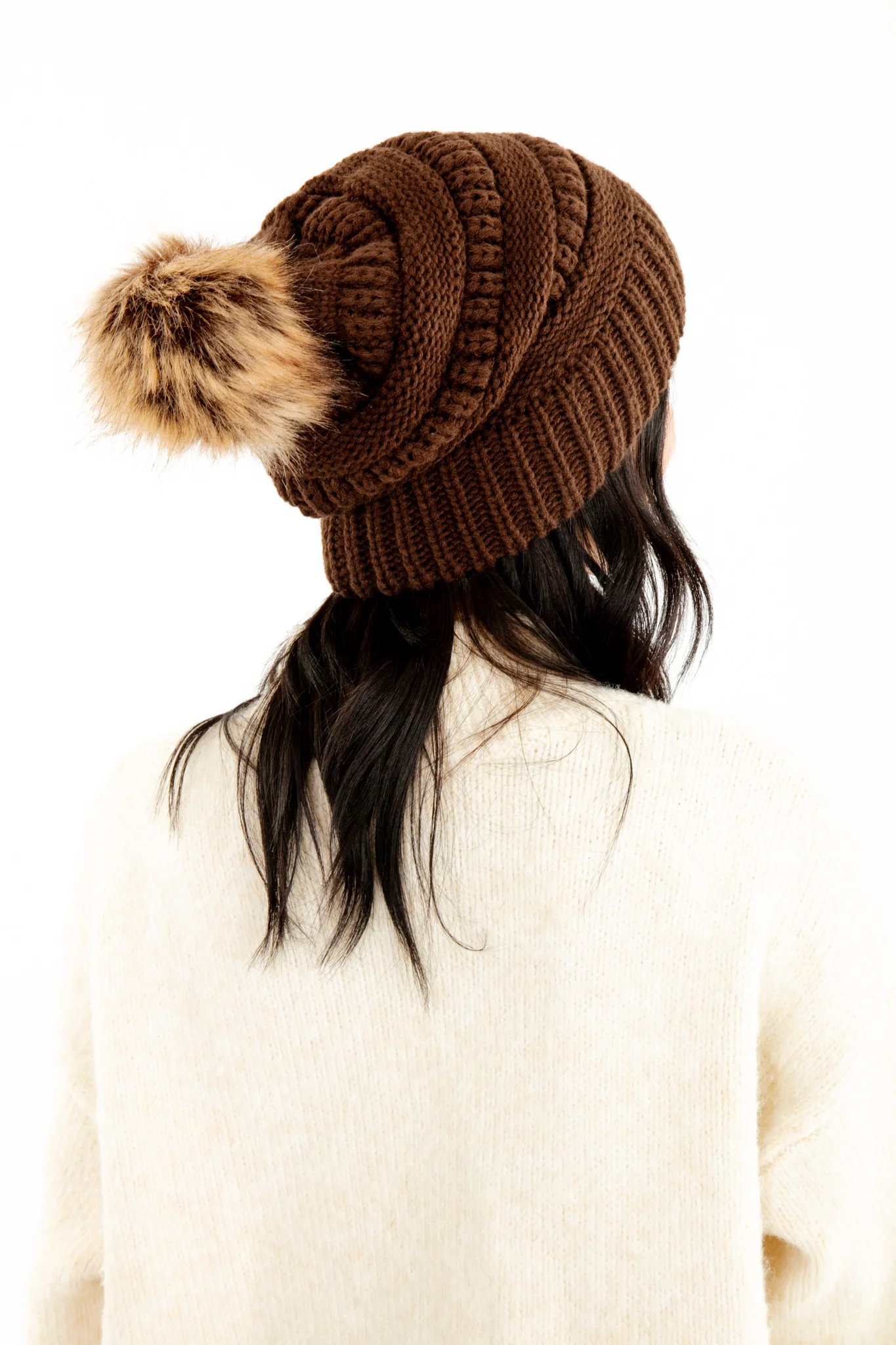 Brown - Cozy Slouchy Beanie - Image 6