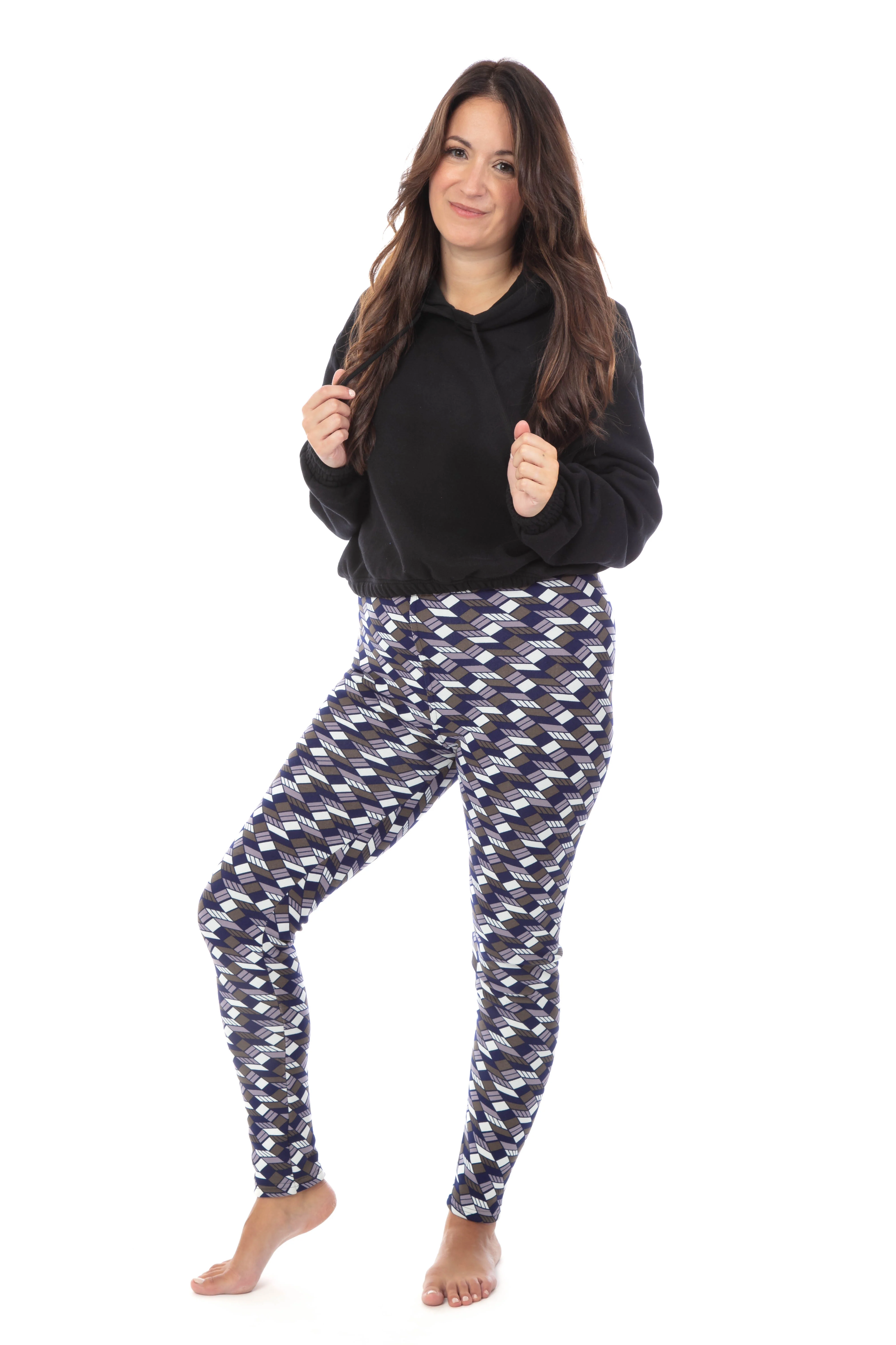 Colorful Geom - Cozy Lined Leggings - Image 3