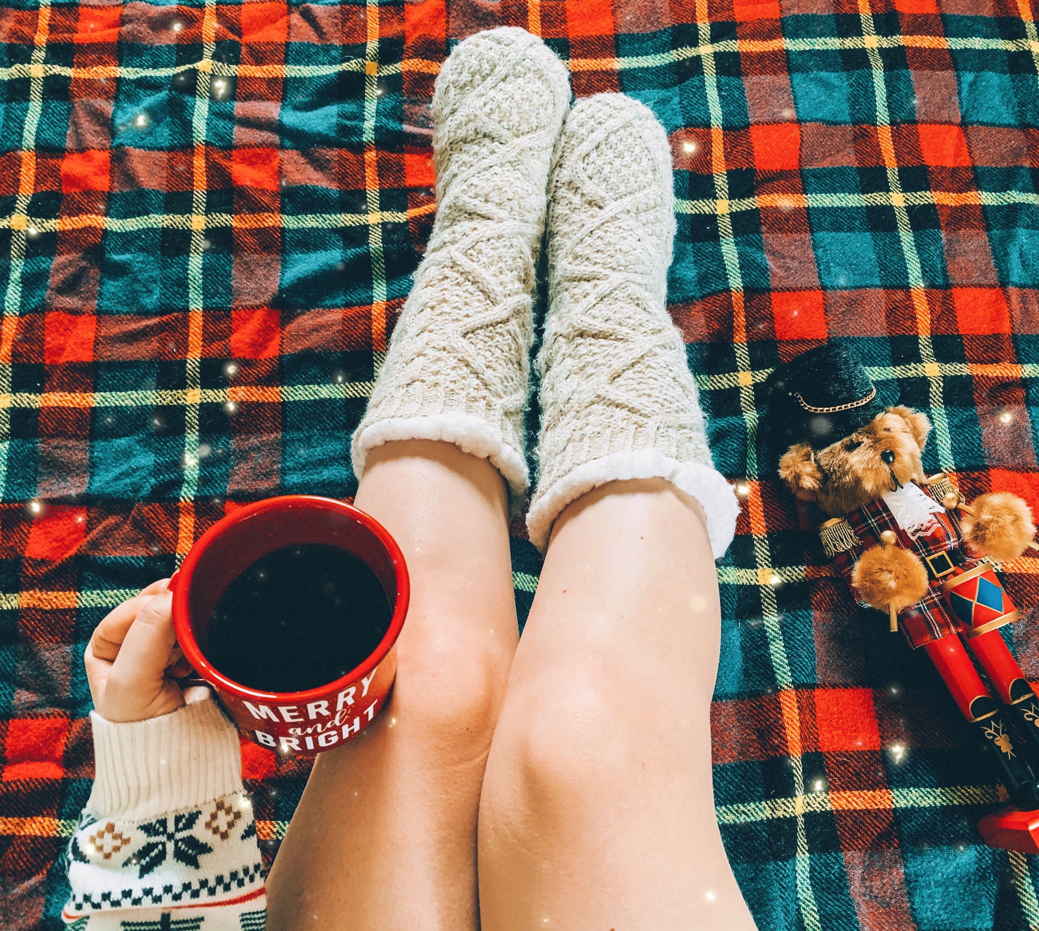 Beige - Cozy Slipper Socks - Image 5