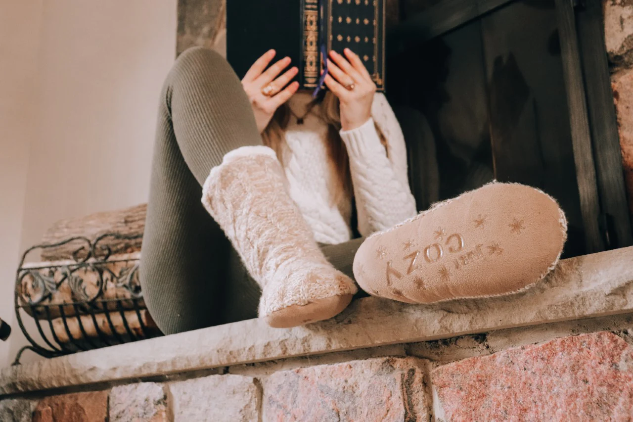 Beige - Cozy Slipper Socks - Image 6