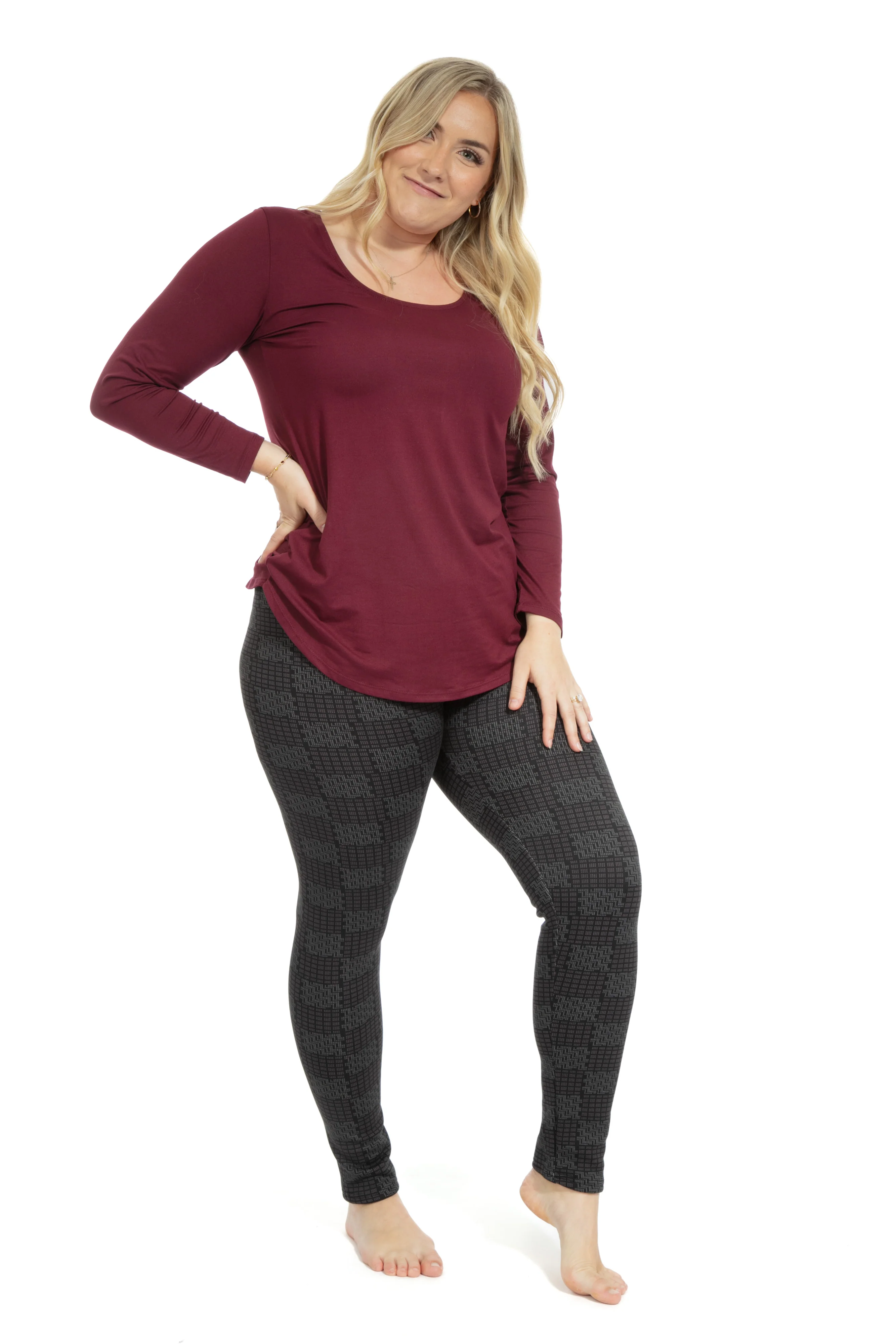 Cyber - Cozy Lined Leggings - Image 3