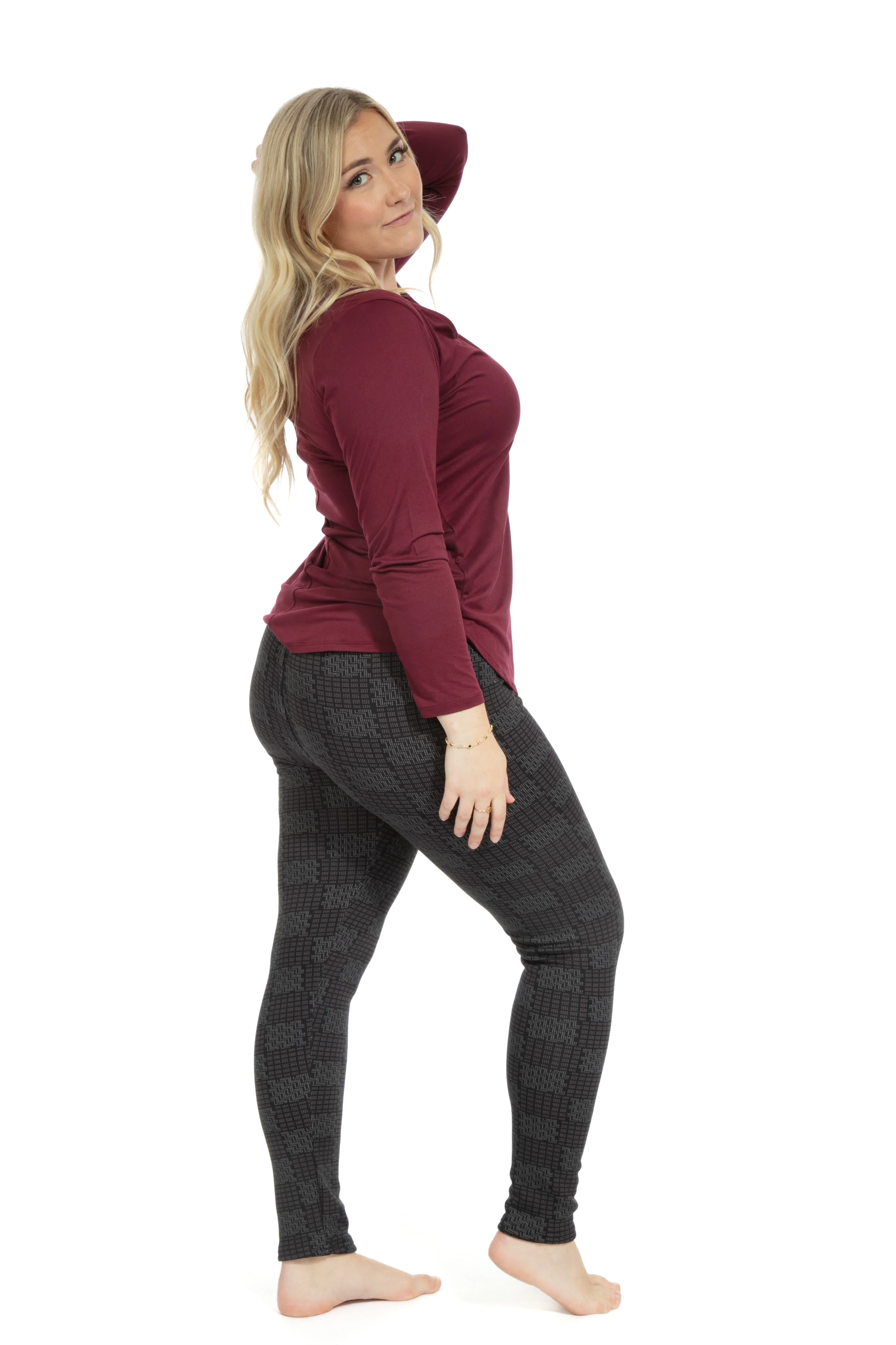 Cyber - Cozy Lined Leggings - Image 4