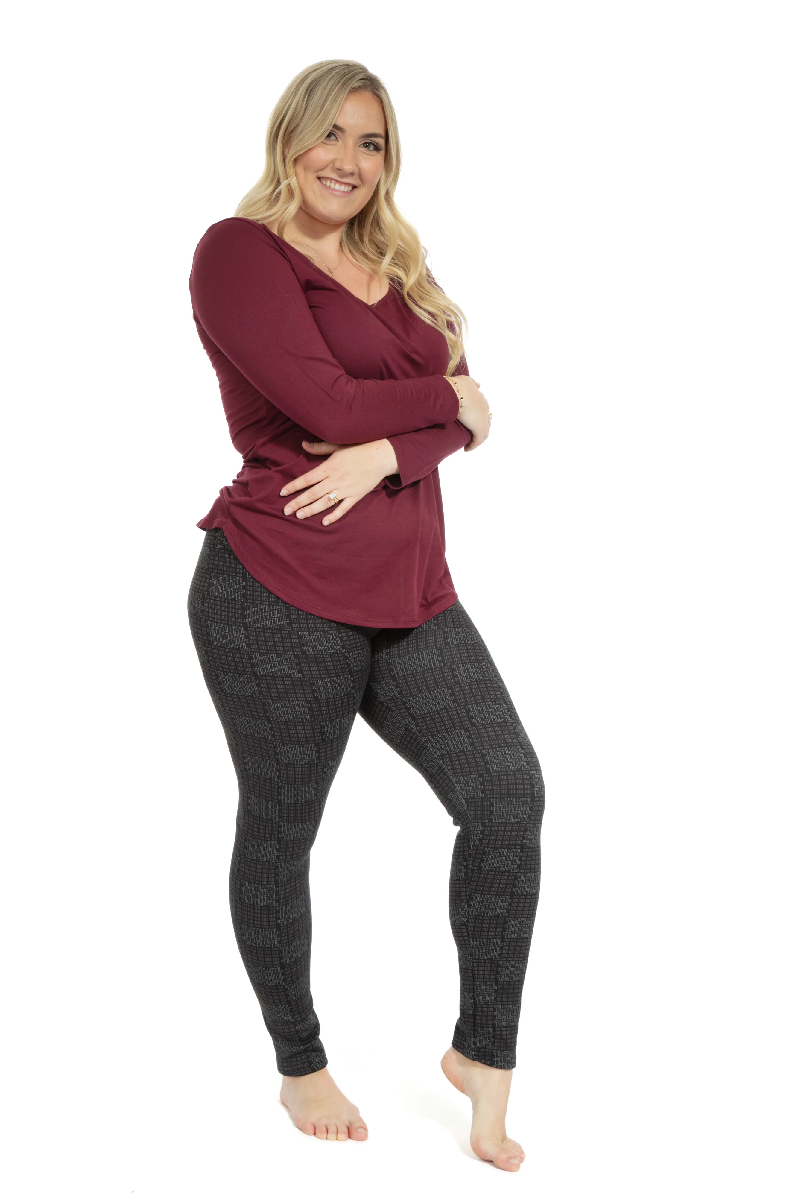 Cyber - Cozy Lined Leggings - Image 5