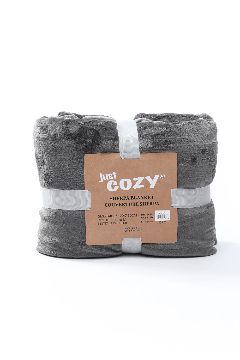 Dark Grey - Sherpa Blanket - Image 6
