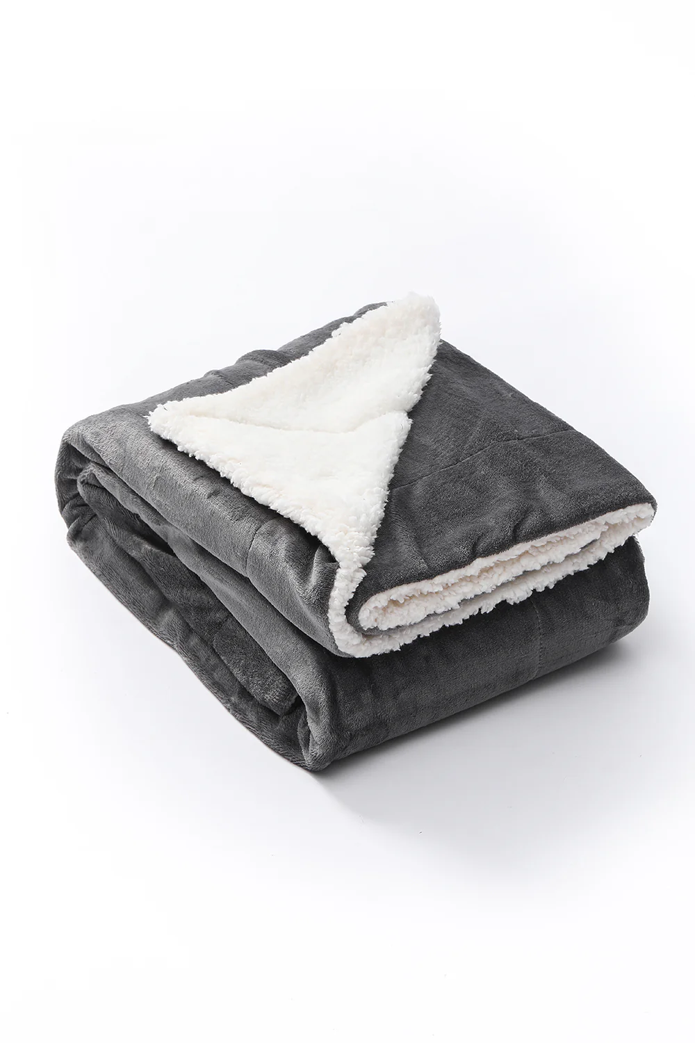 Dark Grey - Sherpa Blanket - Image 9