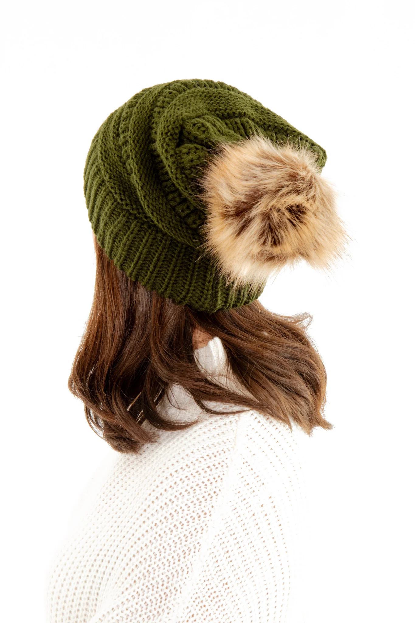Green - Cozy Slouchy Beanie - Image 7