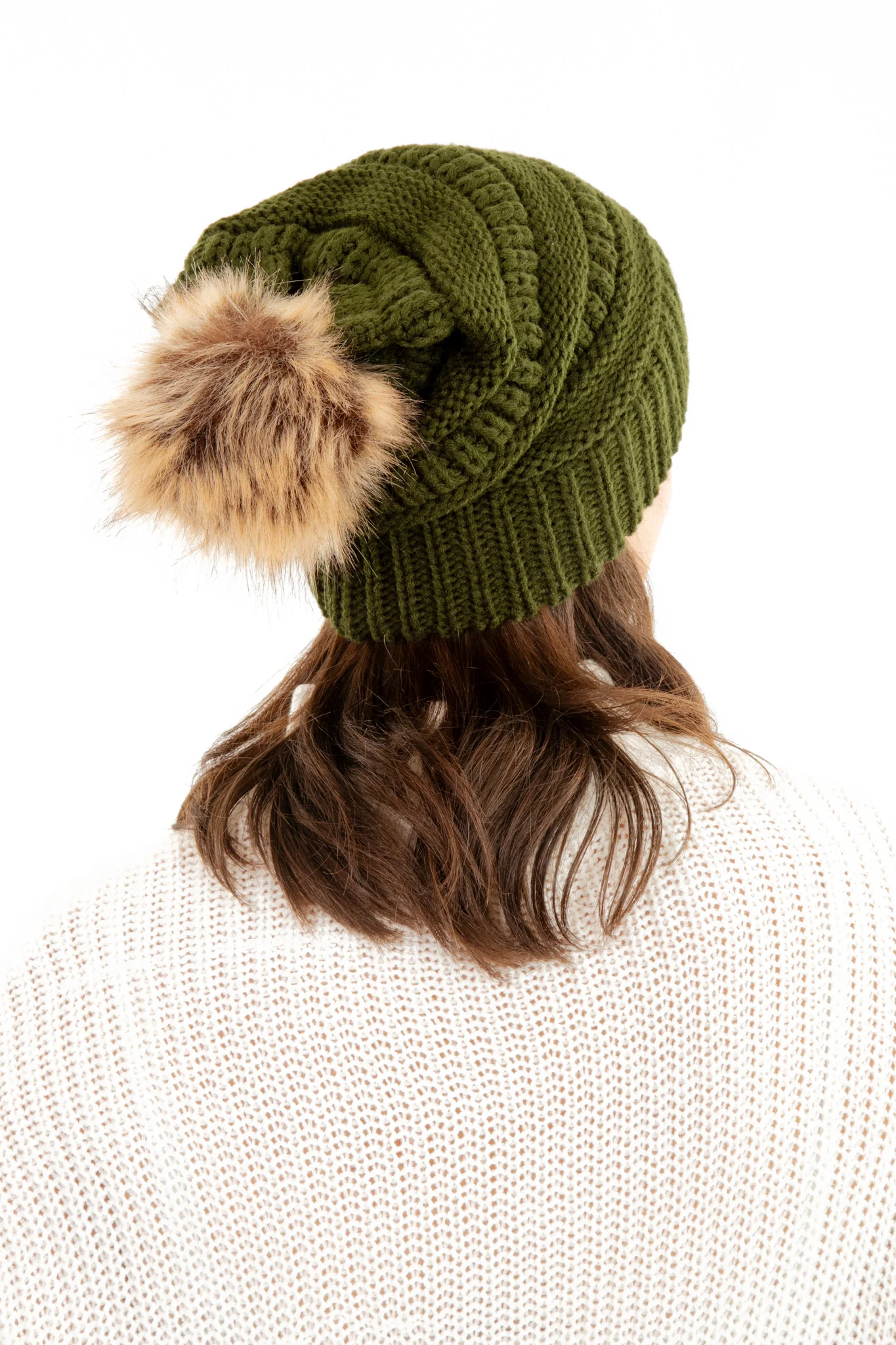 Green - Cozy Slouchy Beanie - Image 8