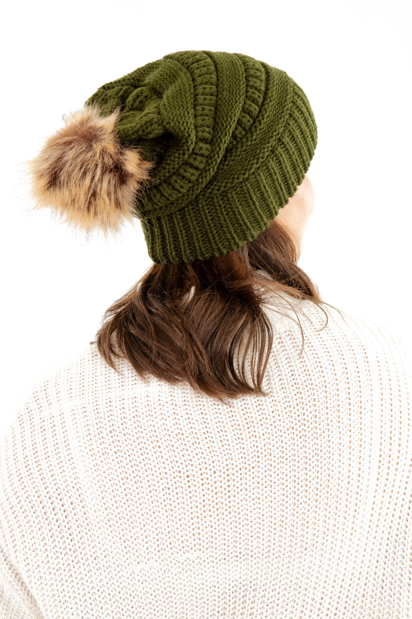 Green - Cozy Slouchy Beanie - Image 9