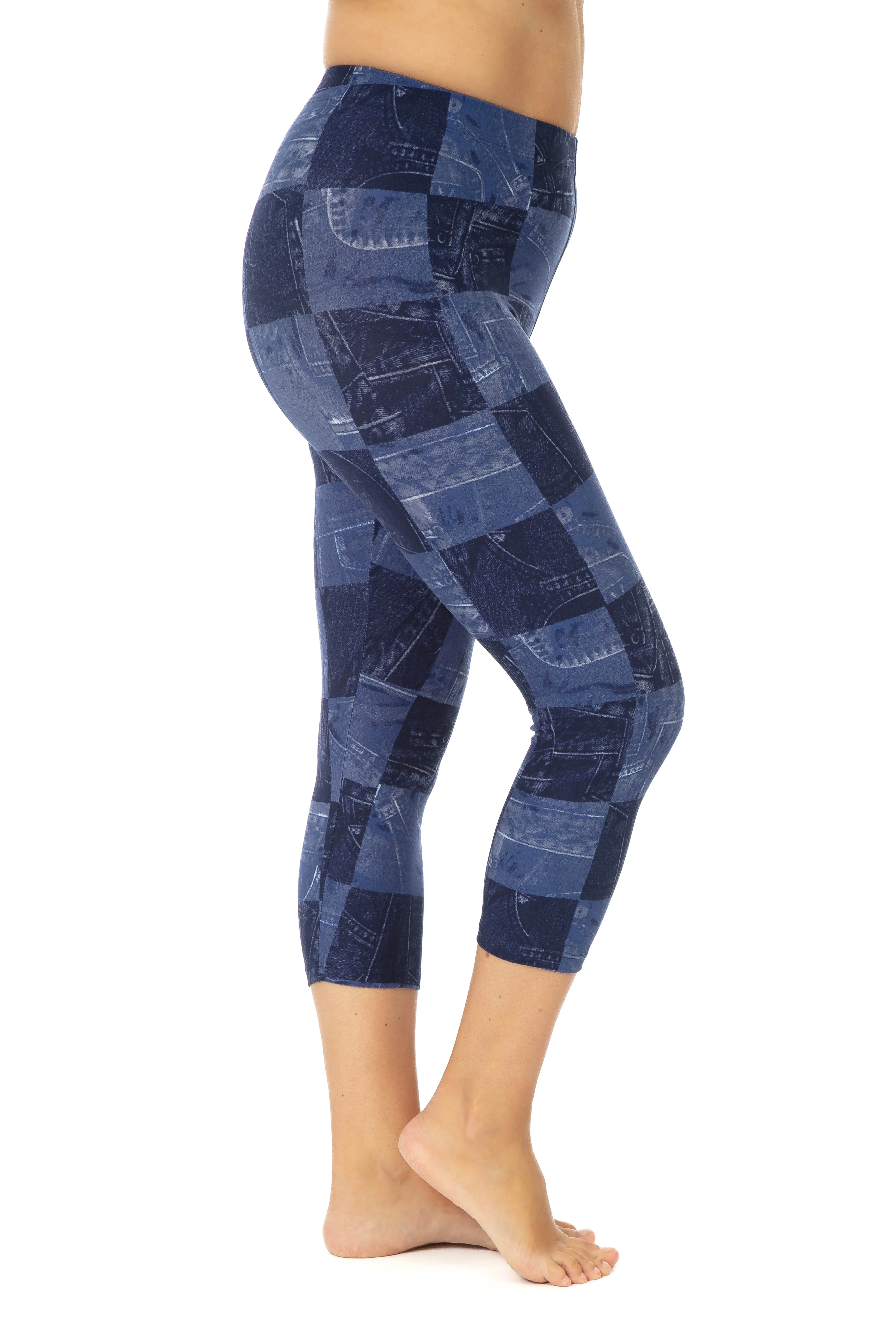 Denim Mosaic - Capris