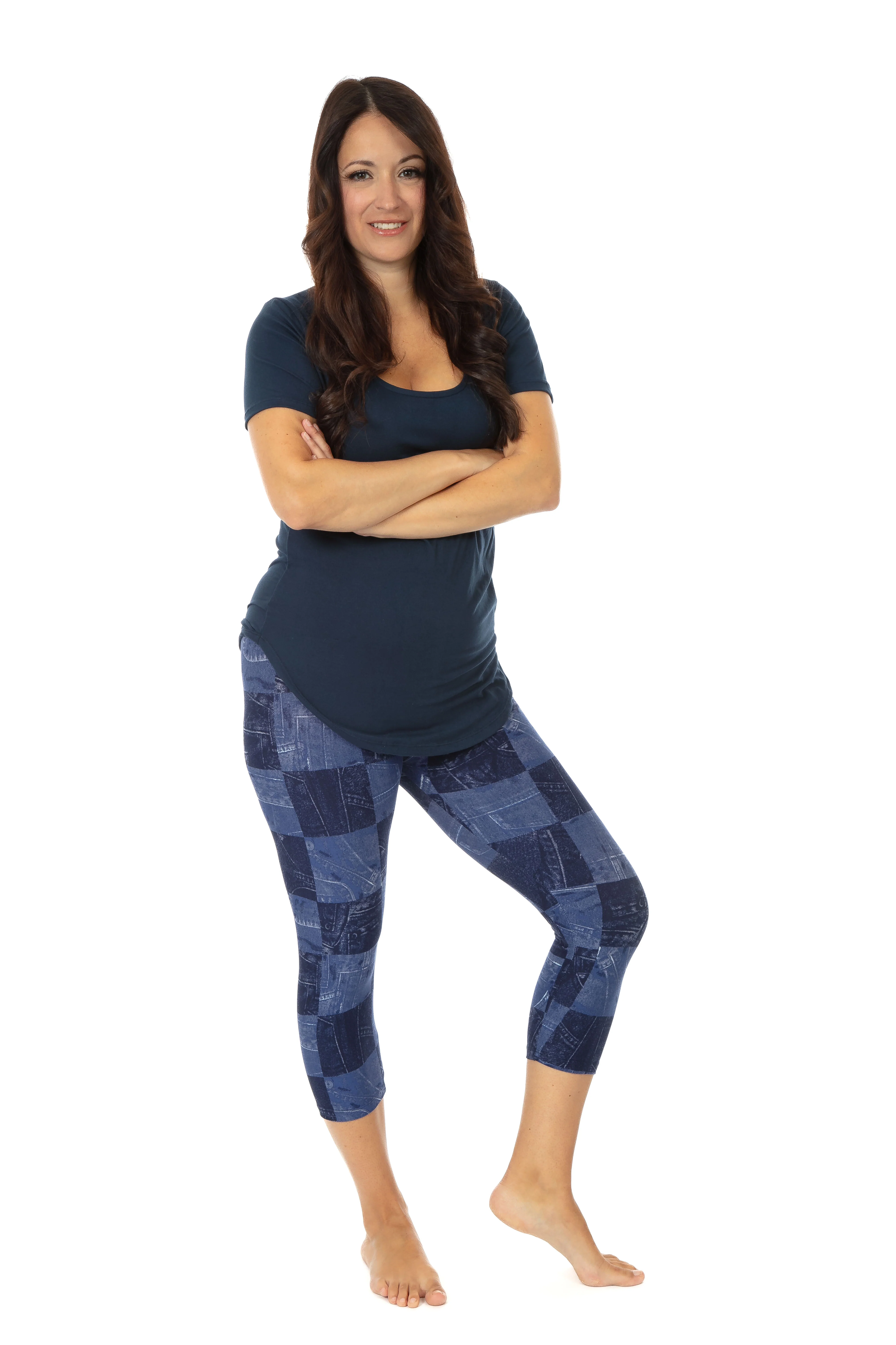 Denim Mosaic - Capris - Image 6