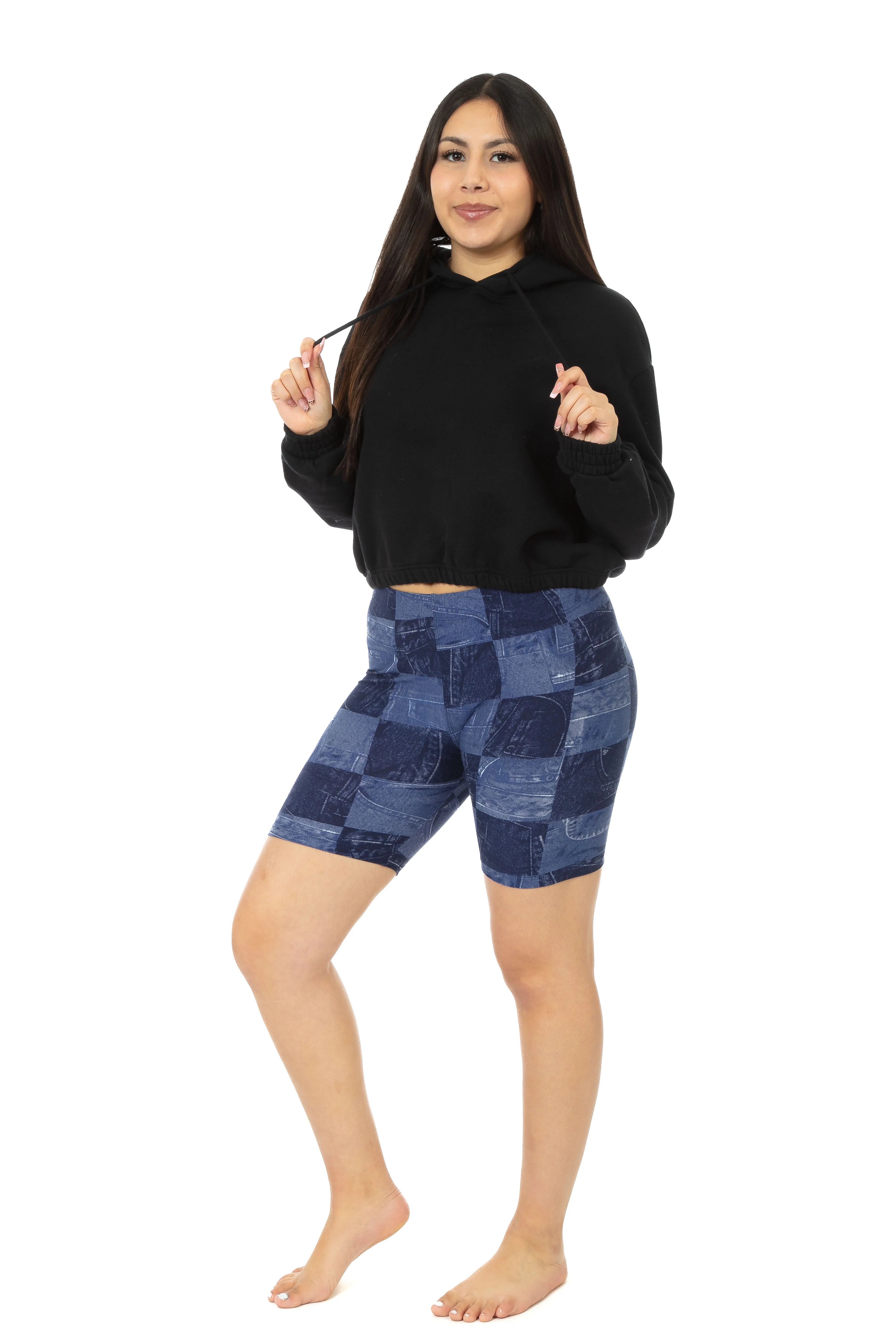 Denim Mosaic - Shorts - Image 2