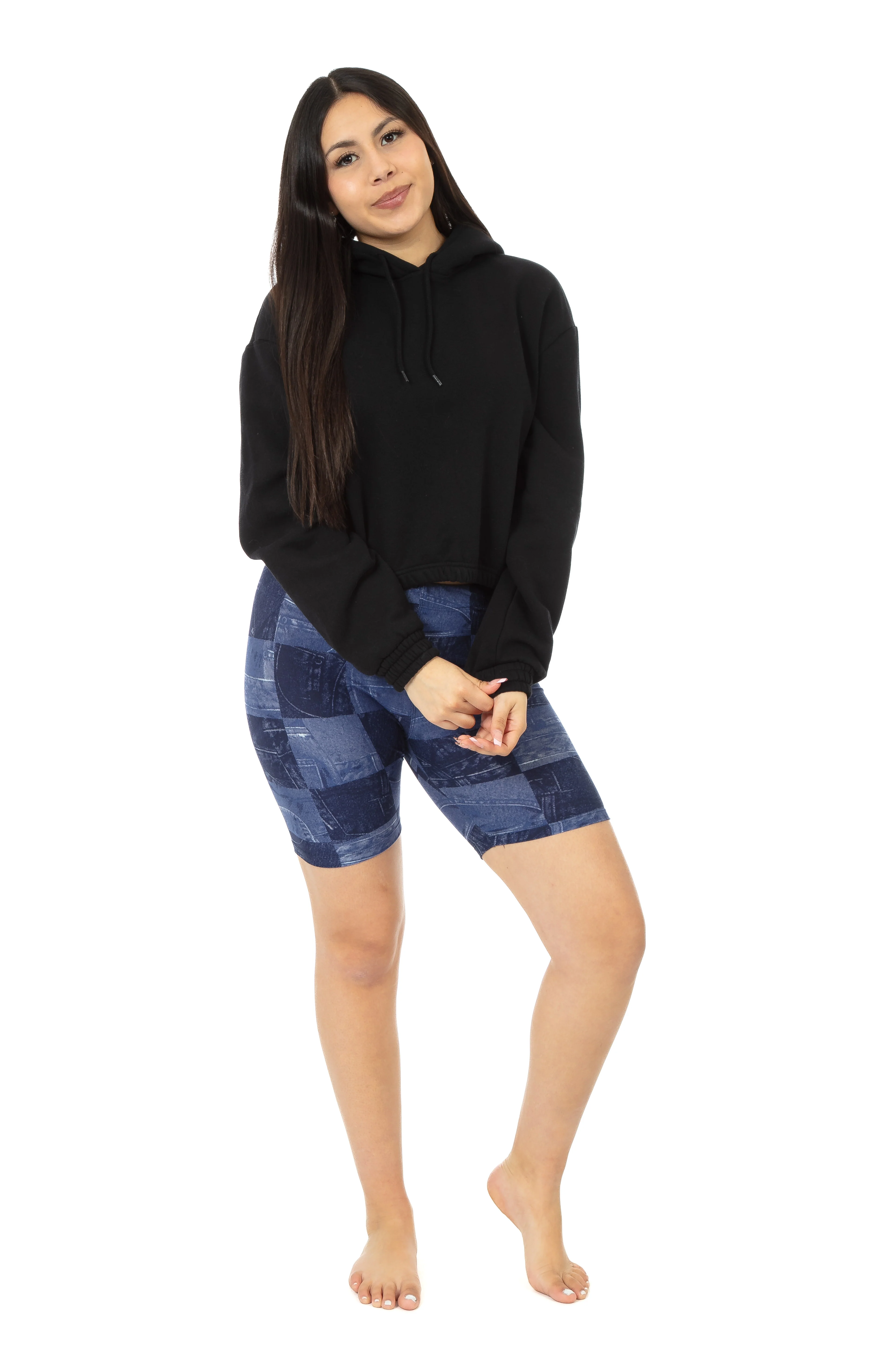 Denim Mosaic - Shorts - Image 3