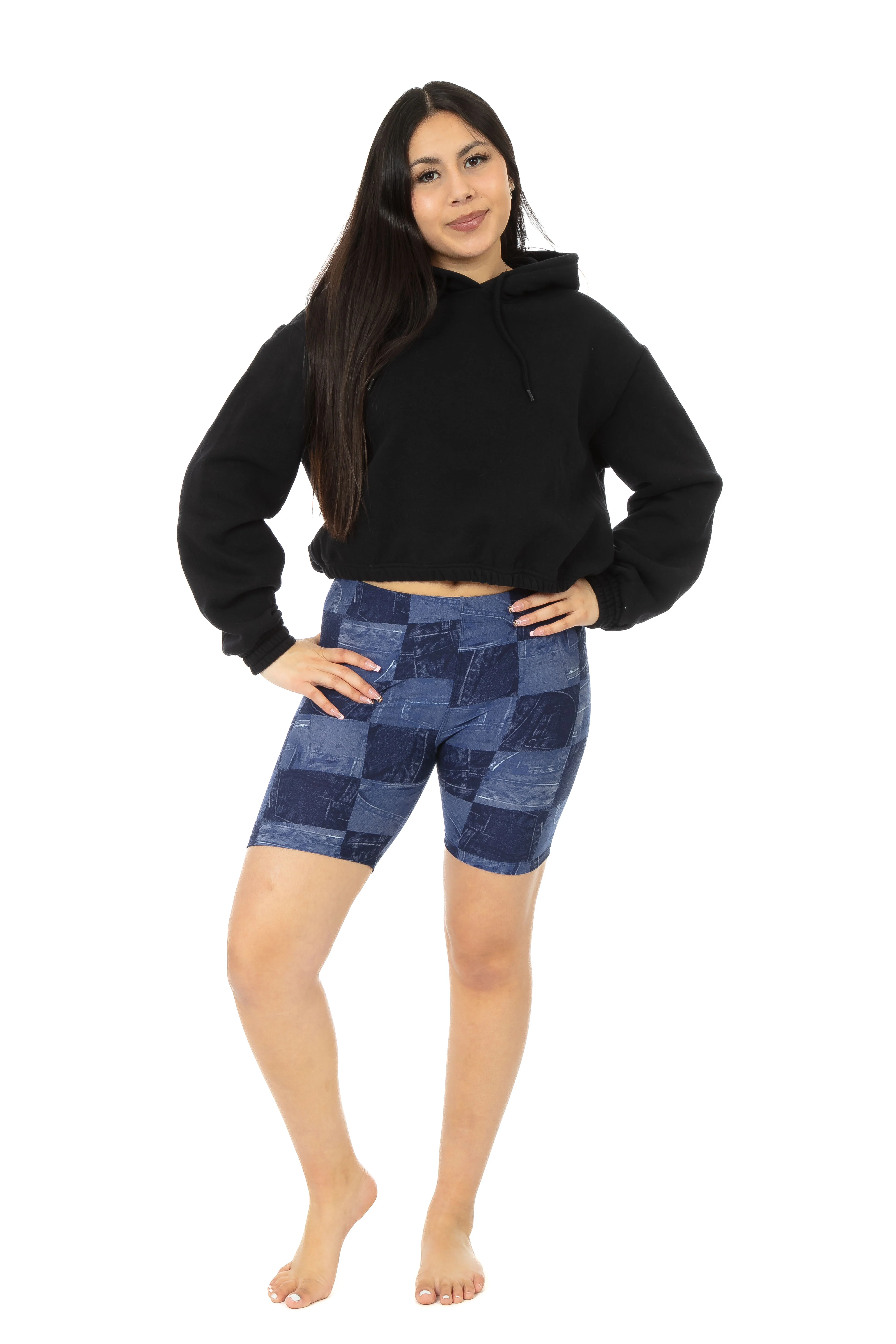Denim Mosaic - Shorts - Image 5