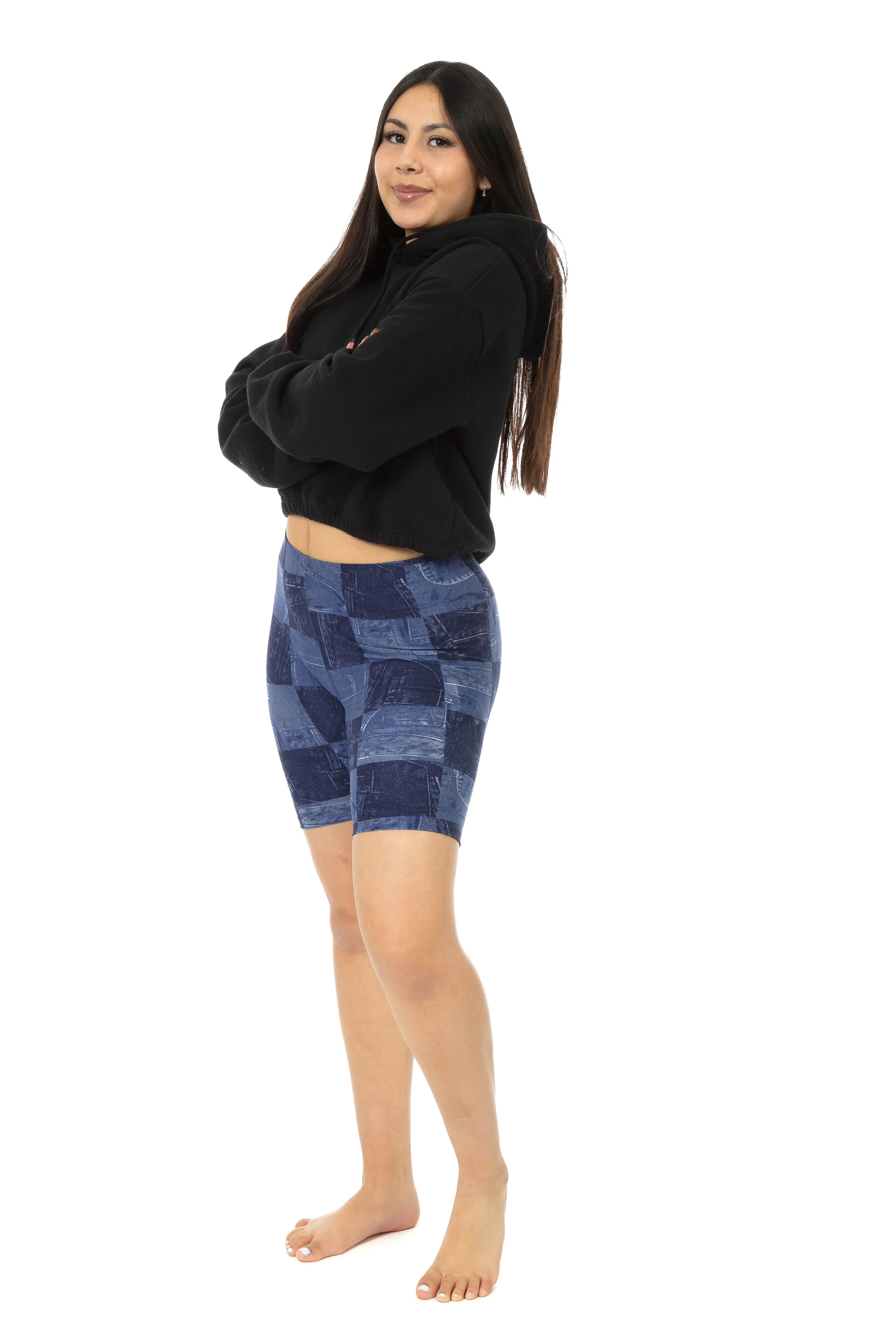 Denim Mosaic - Shorts - Image 6