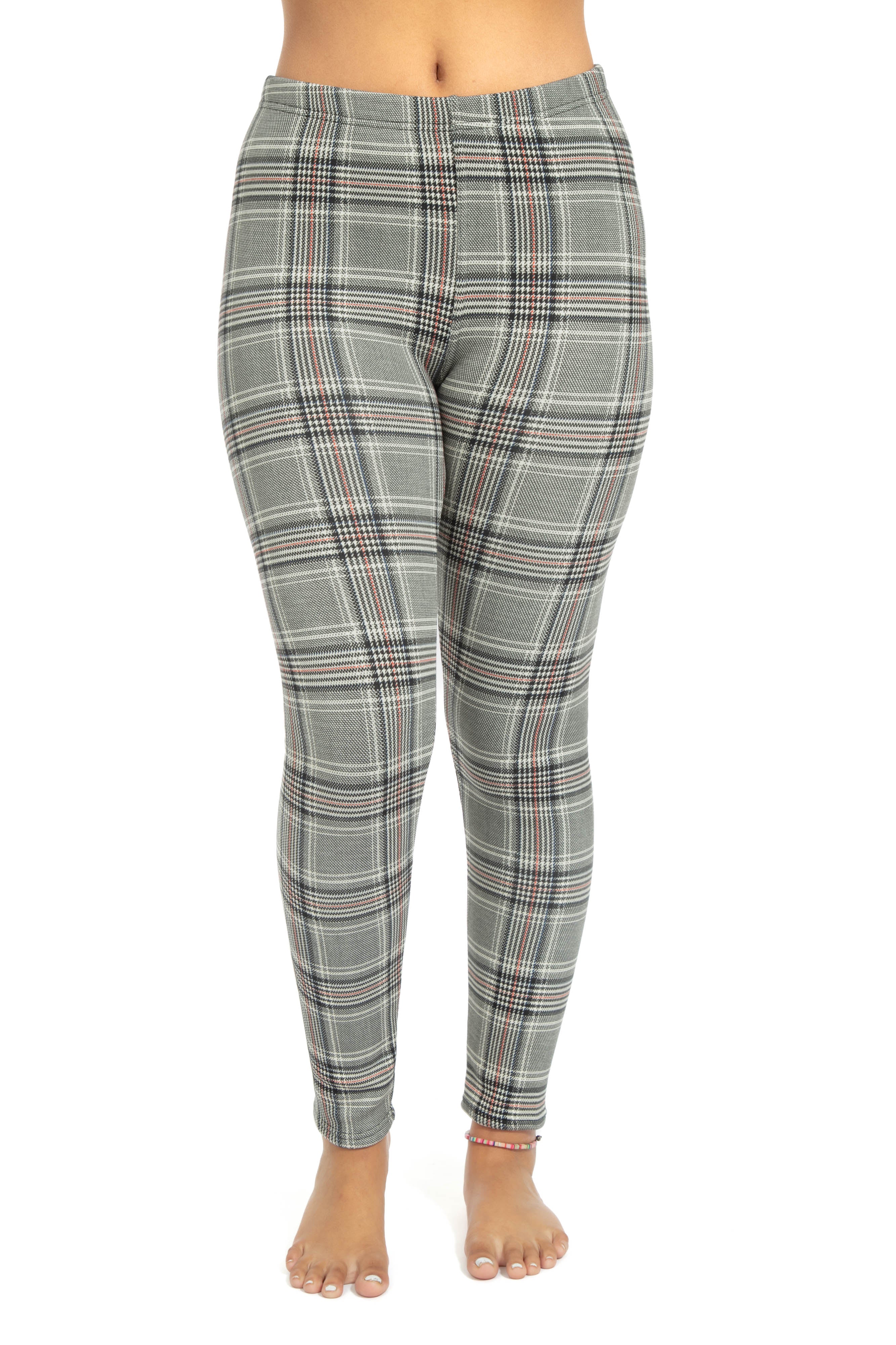 Glen Squares - Cozy Lined Leggings