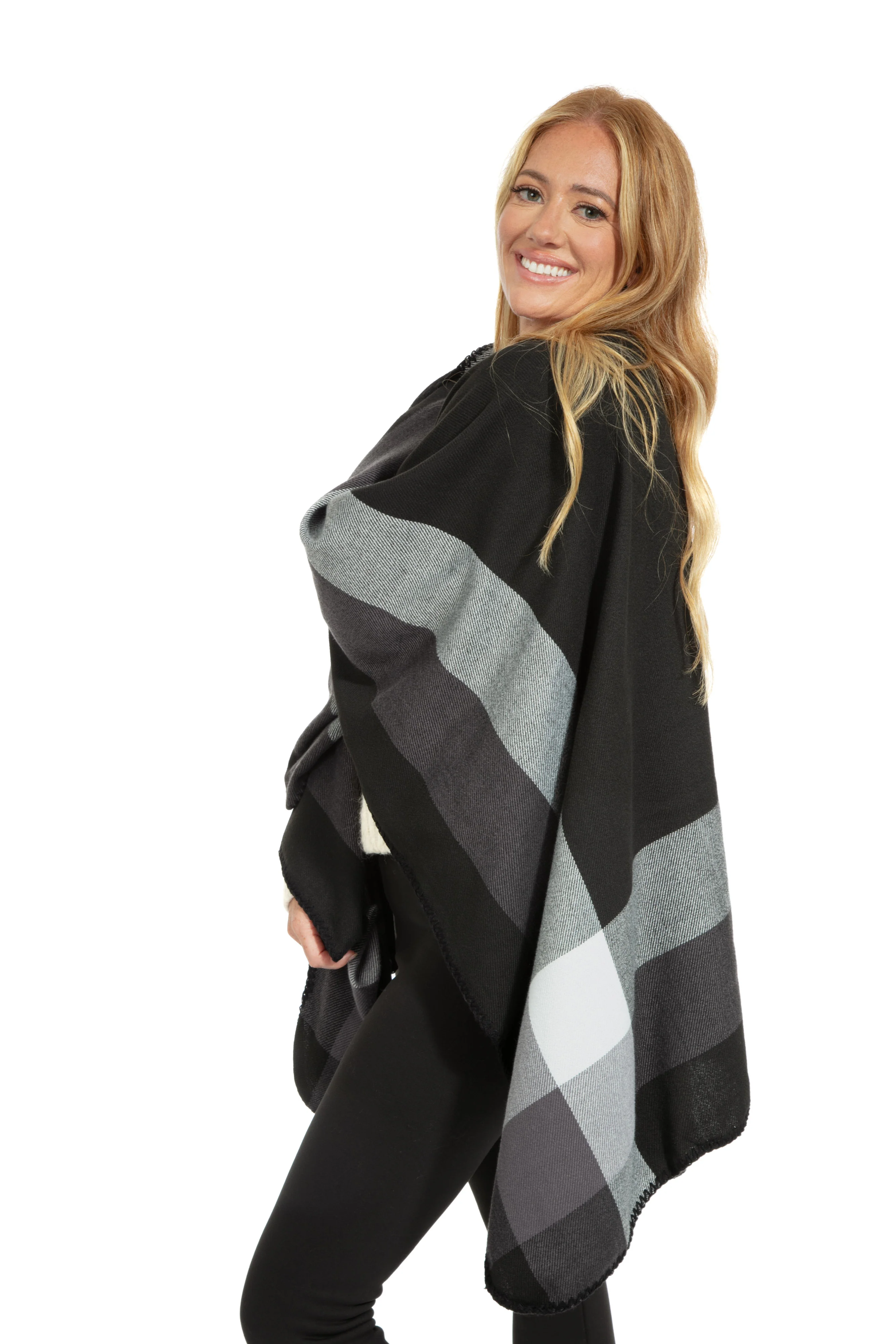 Glenys - Poncho Scarf - Image 2