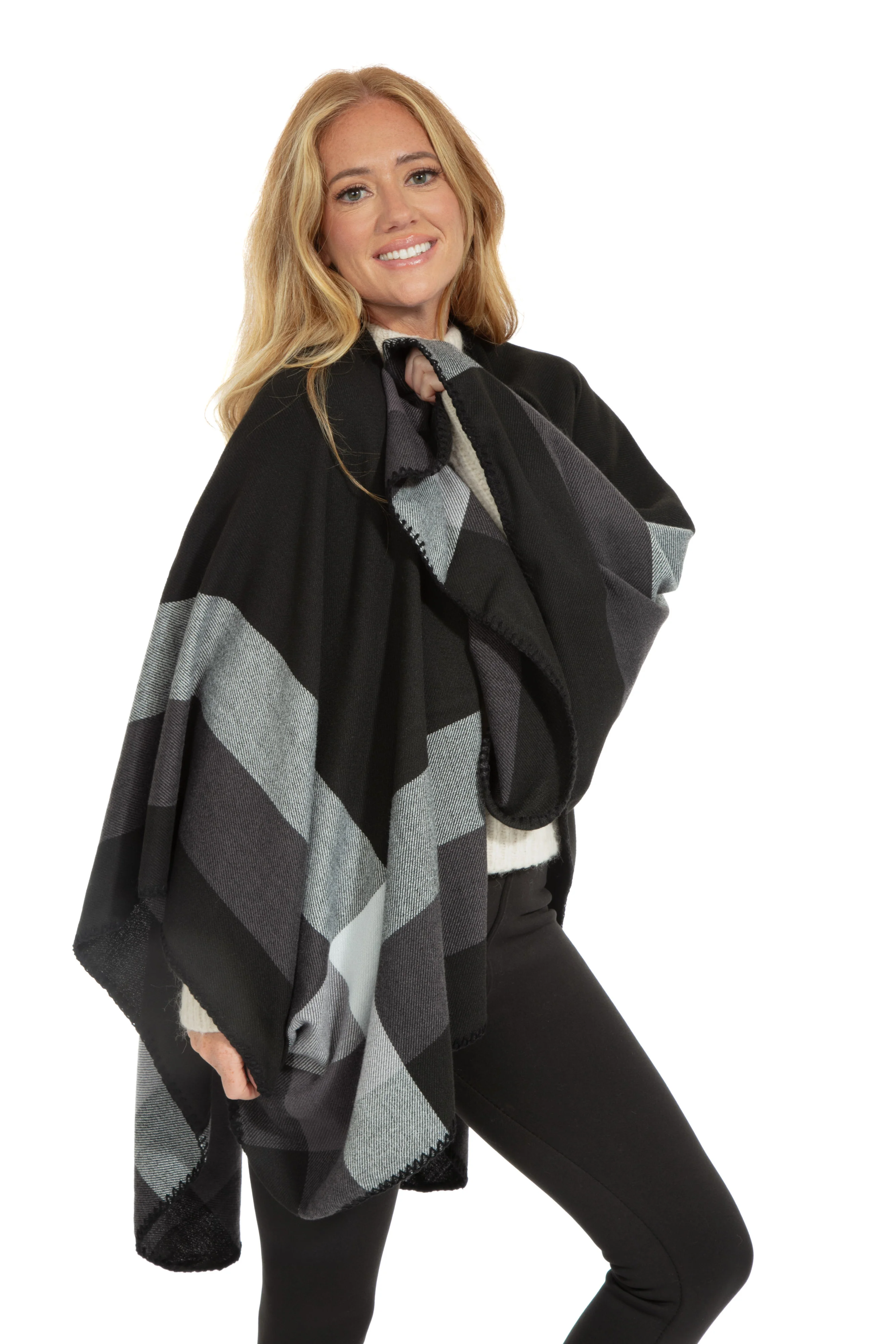 Glenys - Poncho Scarf - Image 5