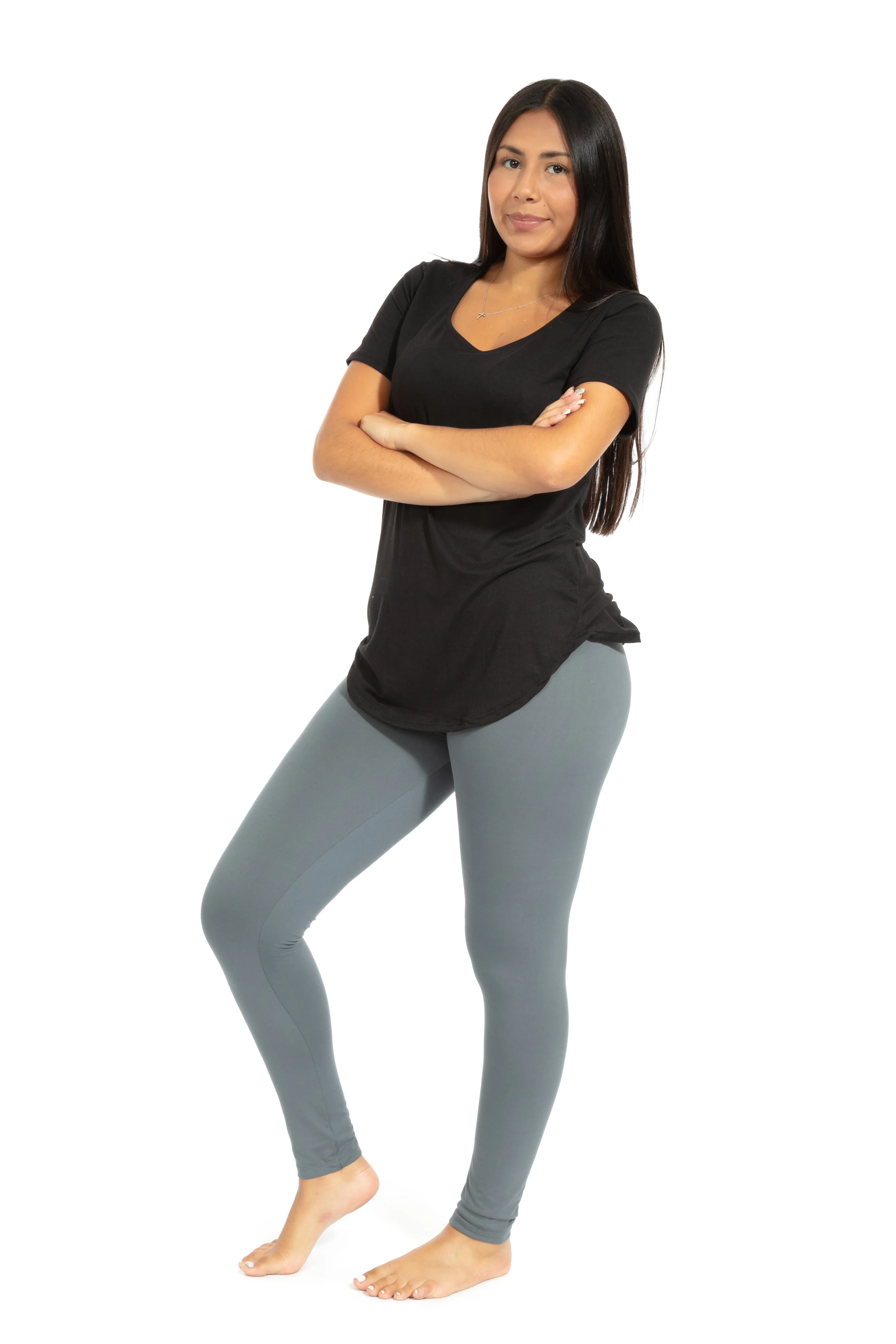 Gray - All Season Leggings - Image 2