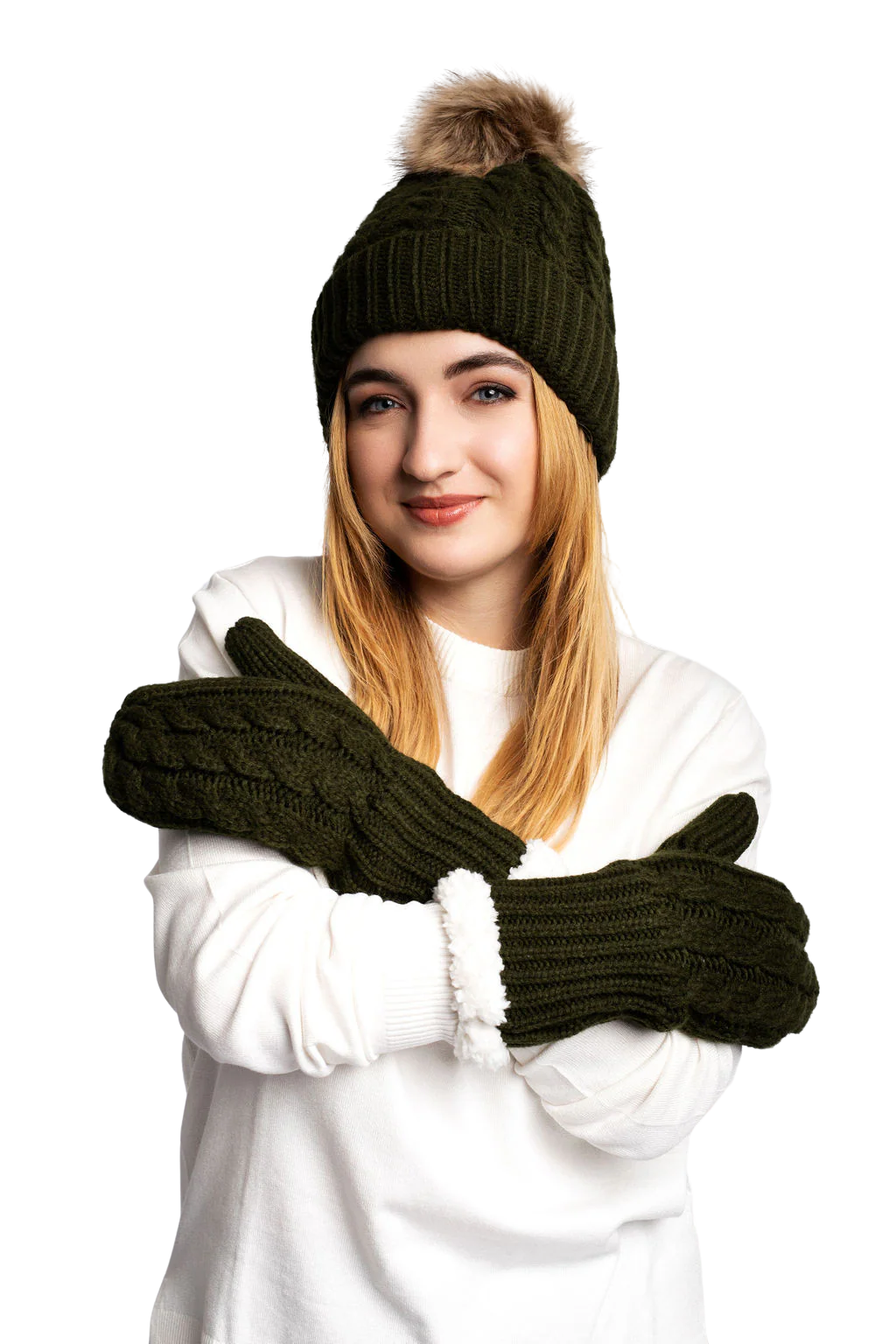 Green - Cozy Lined Hat - Image 4