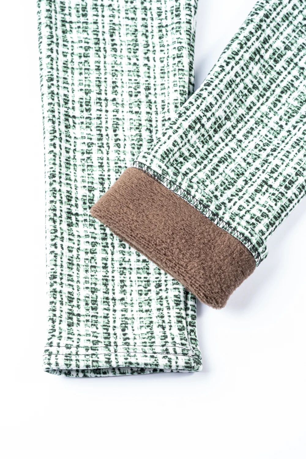 Green Design - Cozy Lined Leggings - Image 6