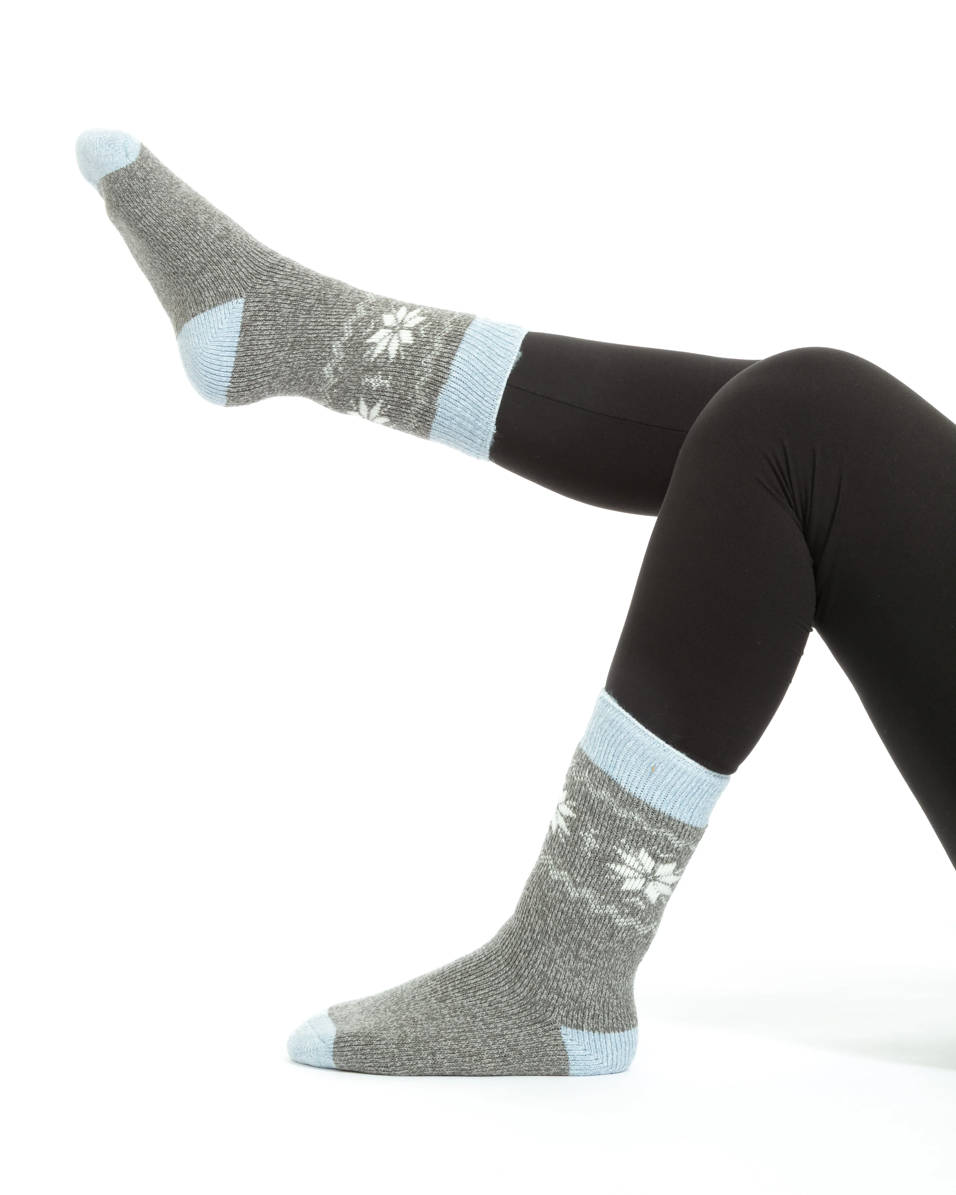 Grey & Blue - Thermal Socks - Image 6