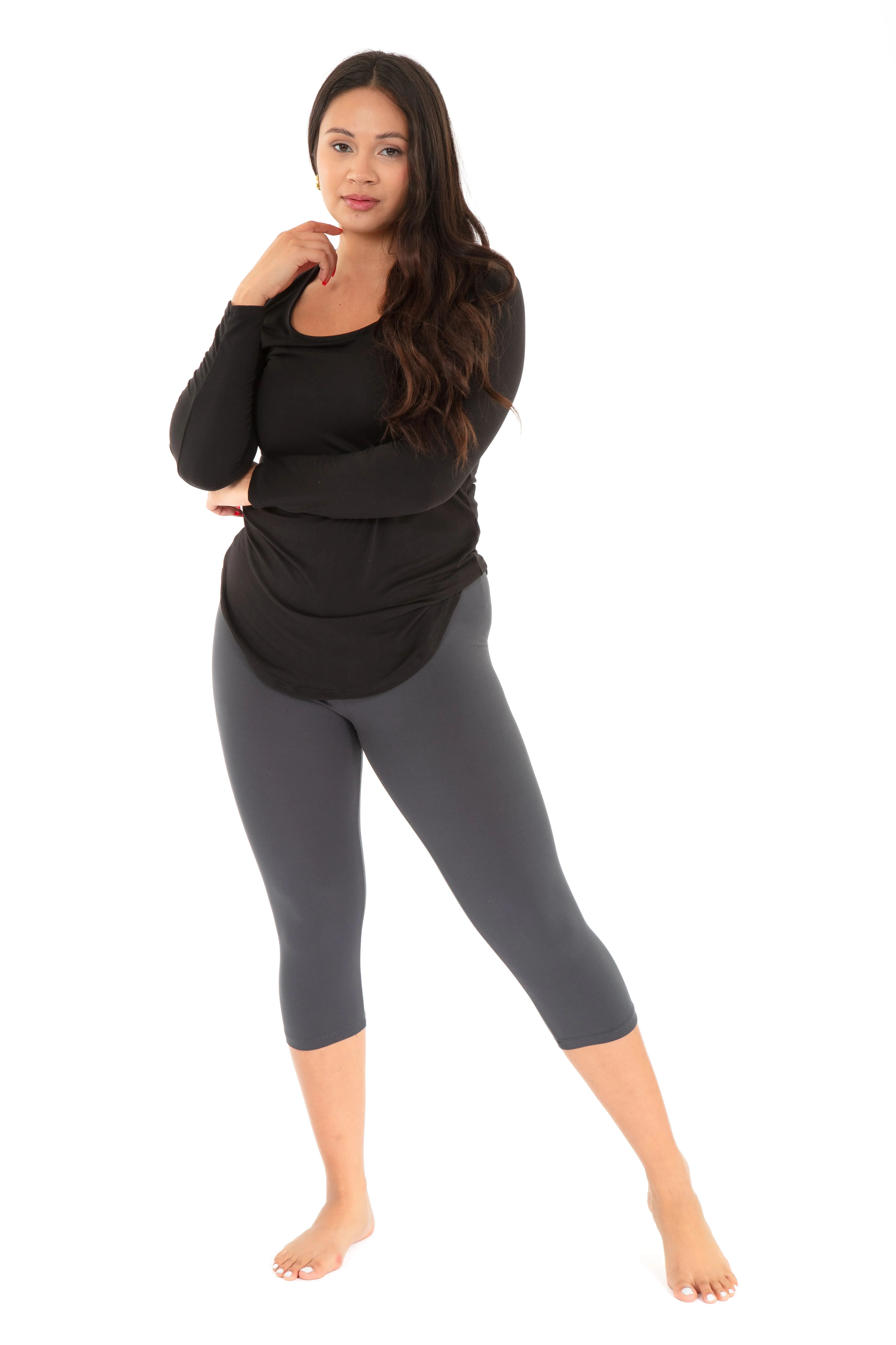 Grey - Capris - Image 2