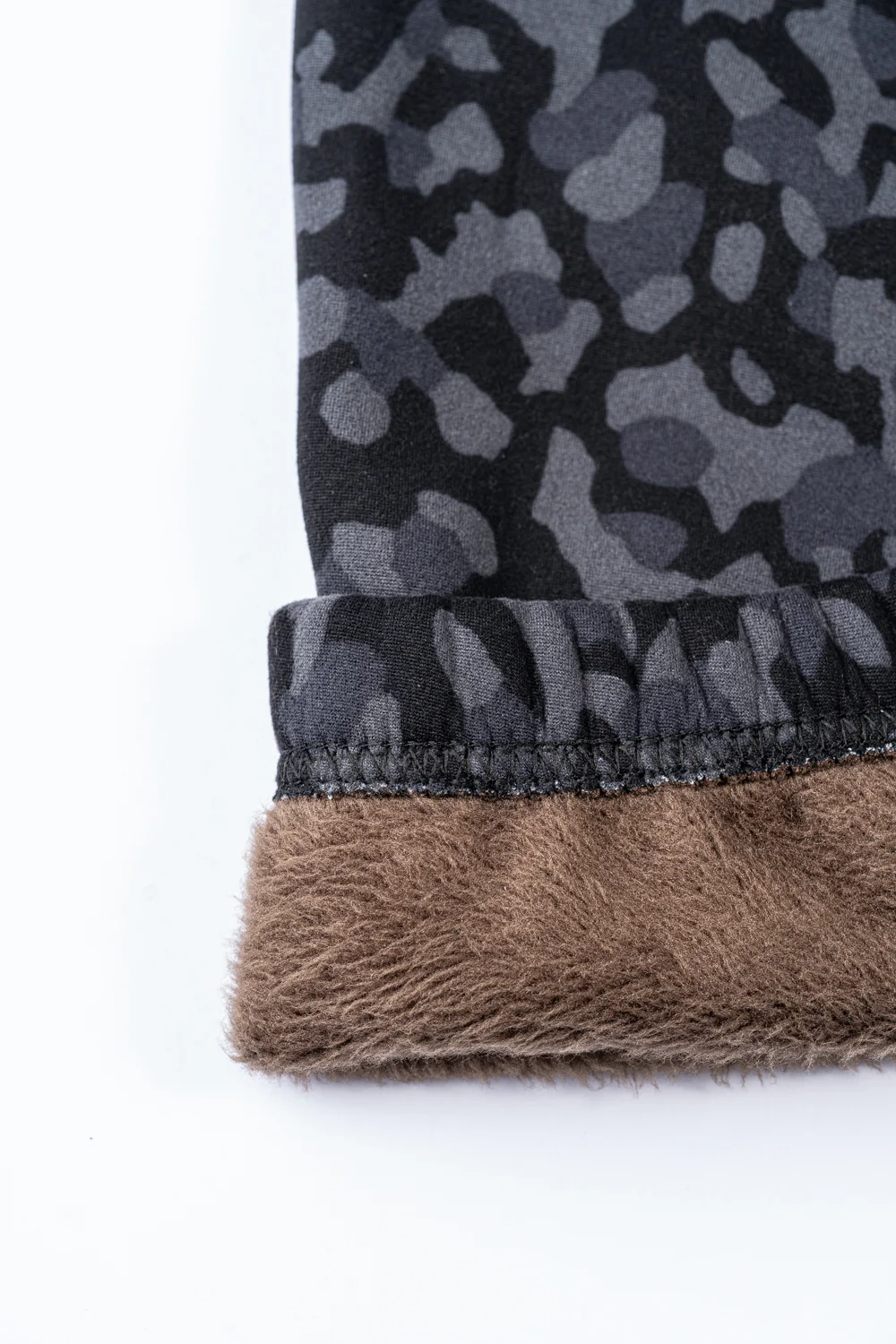 Grey Cheetah - Cozy Lined Leggings - Image 8